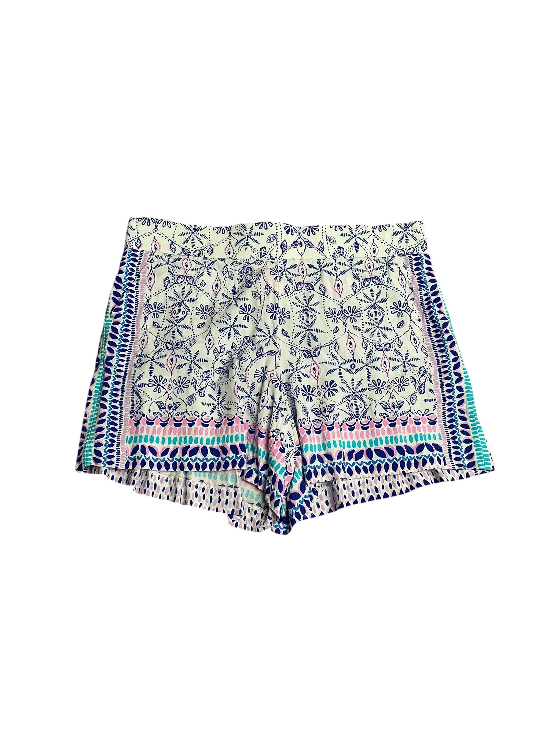 Lilly Pulitzer- Neilah Short Resort White Time To Shine Size M