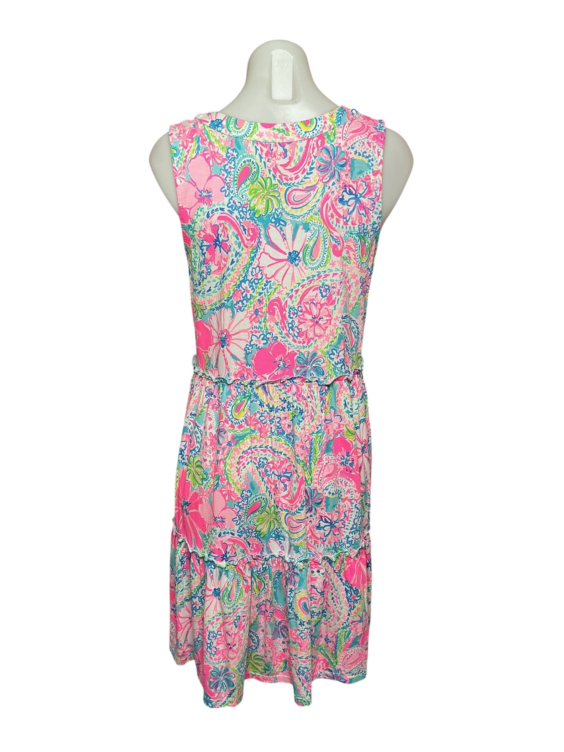 Lilly Pulitzer Lorina Swing Dress Pink Isle Snappy Turtle - Size S