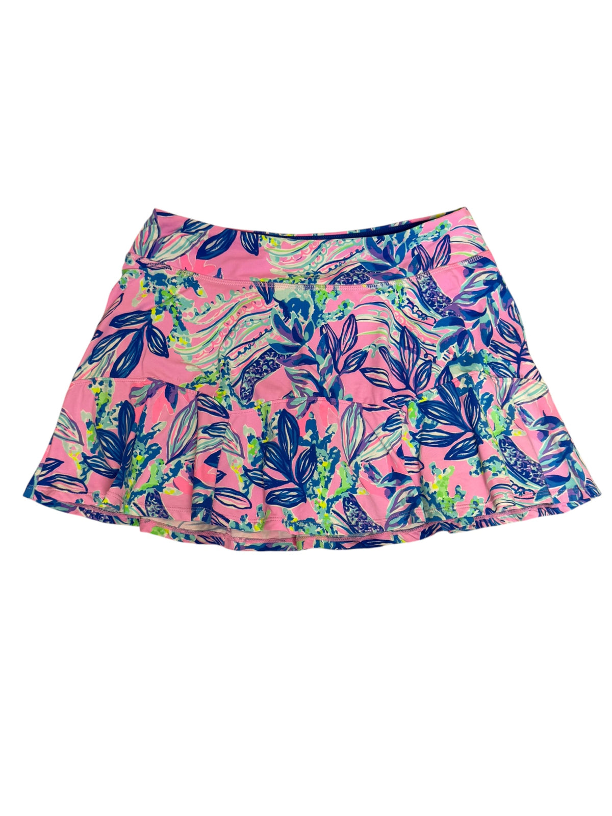 Lilly Pulitzer Luxletic Corrine Skort Gumbo Limbo - Size S