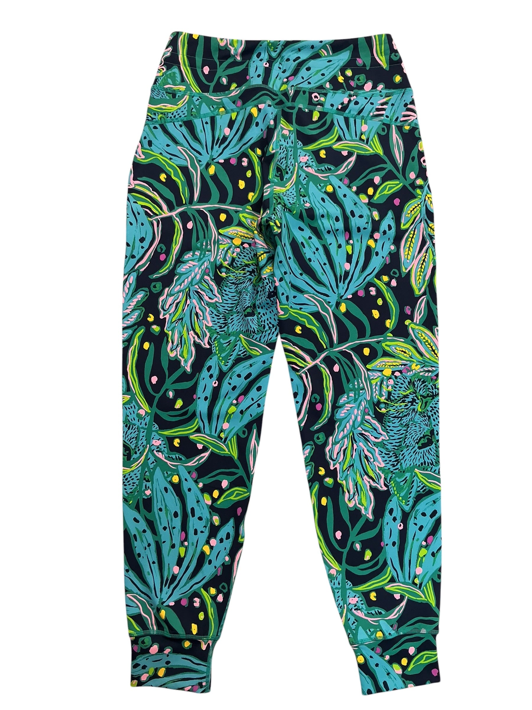 Lilly Pulitzer Luxletic Patterned Joggers Untamed Island - Size M