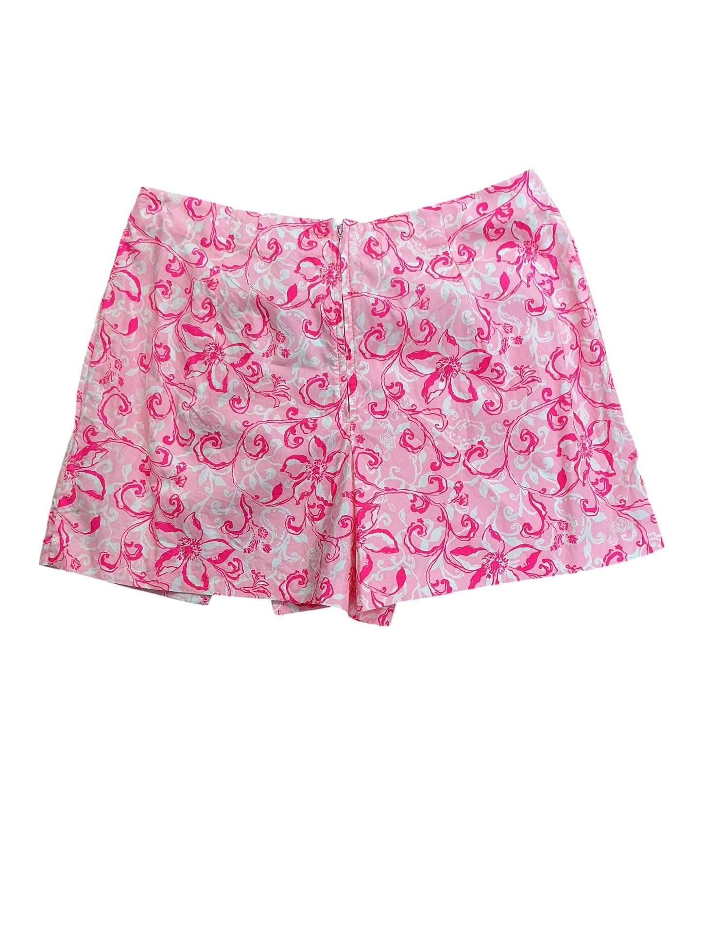 Lilly Pulitzer Alicent Mini Skort Conch Shell Pink Flamingle Garden - Size 12