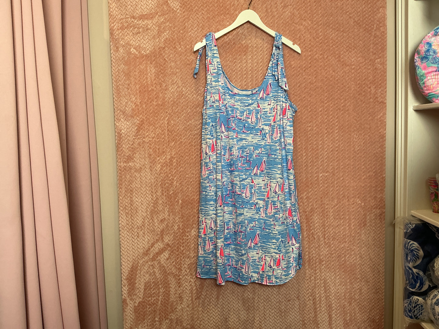 Lilly Pulitzer Rivers Tank Dress BOATYLICIOUS- Size XXL