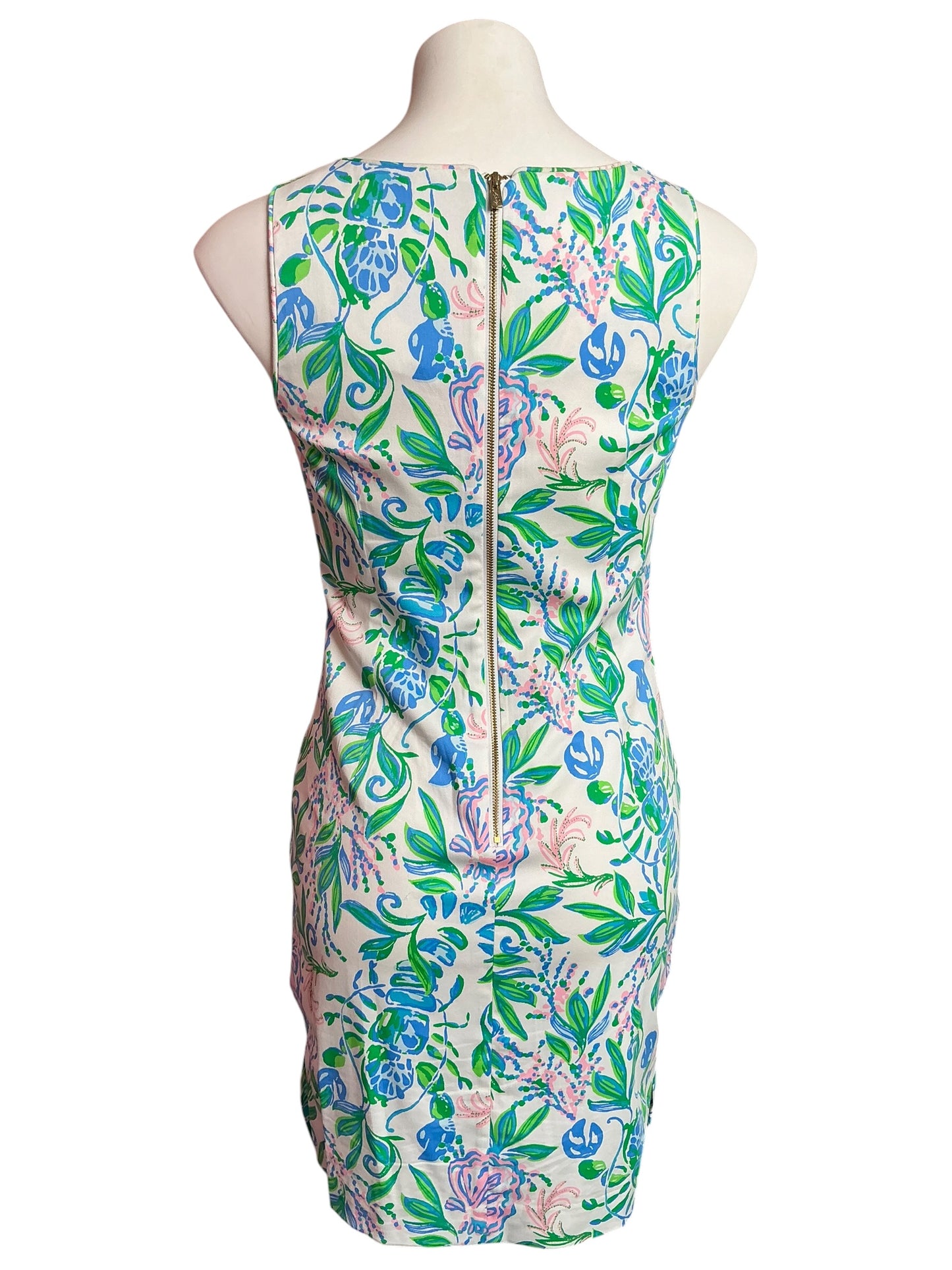 Lilly Pulitzer The Lilly Shift Dress Resort White Just A Pinch - Size 00