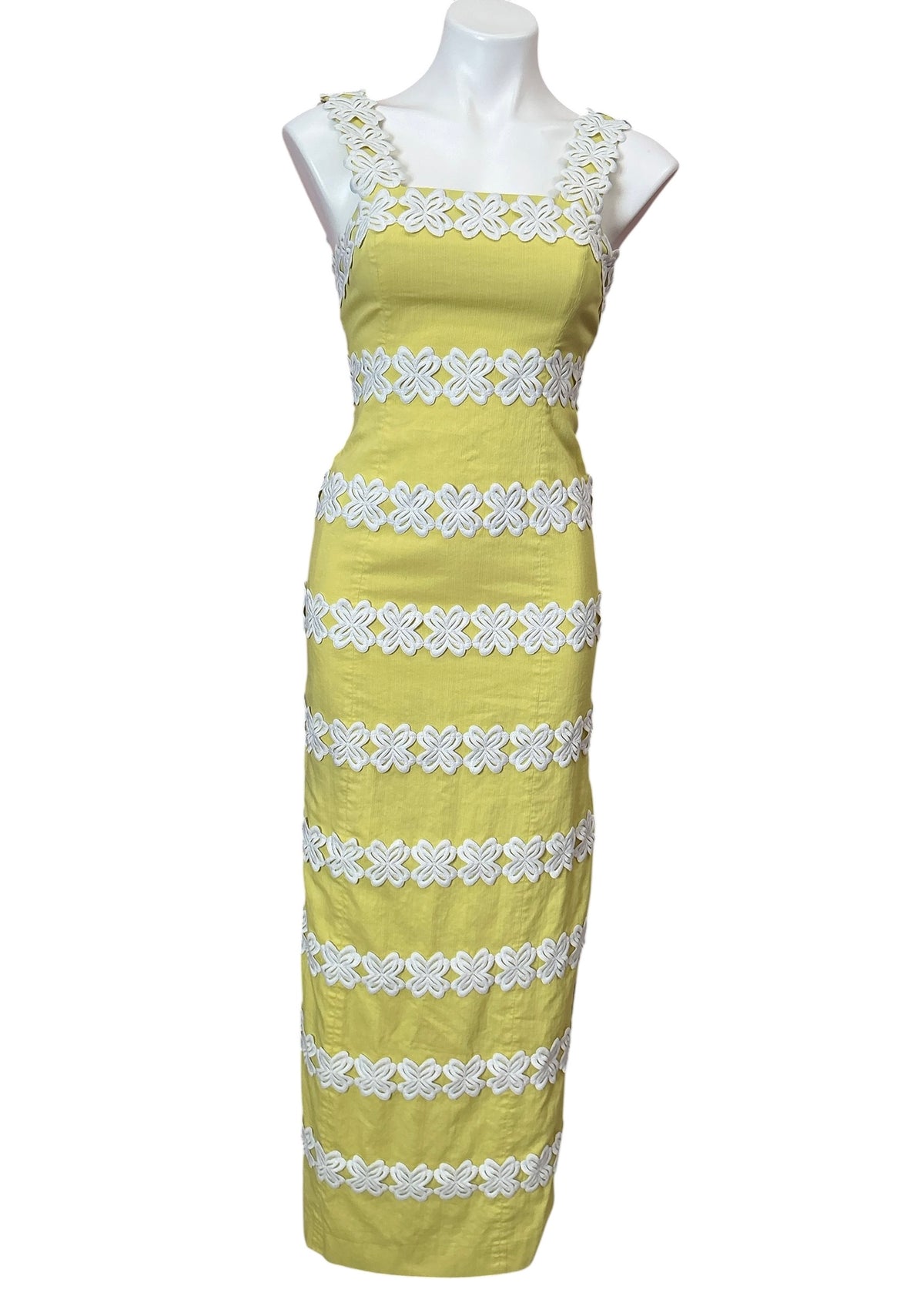 Lilly Pulitzer Davis Maxi Dress Estelle Yellow - Size 00