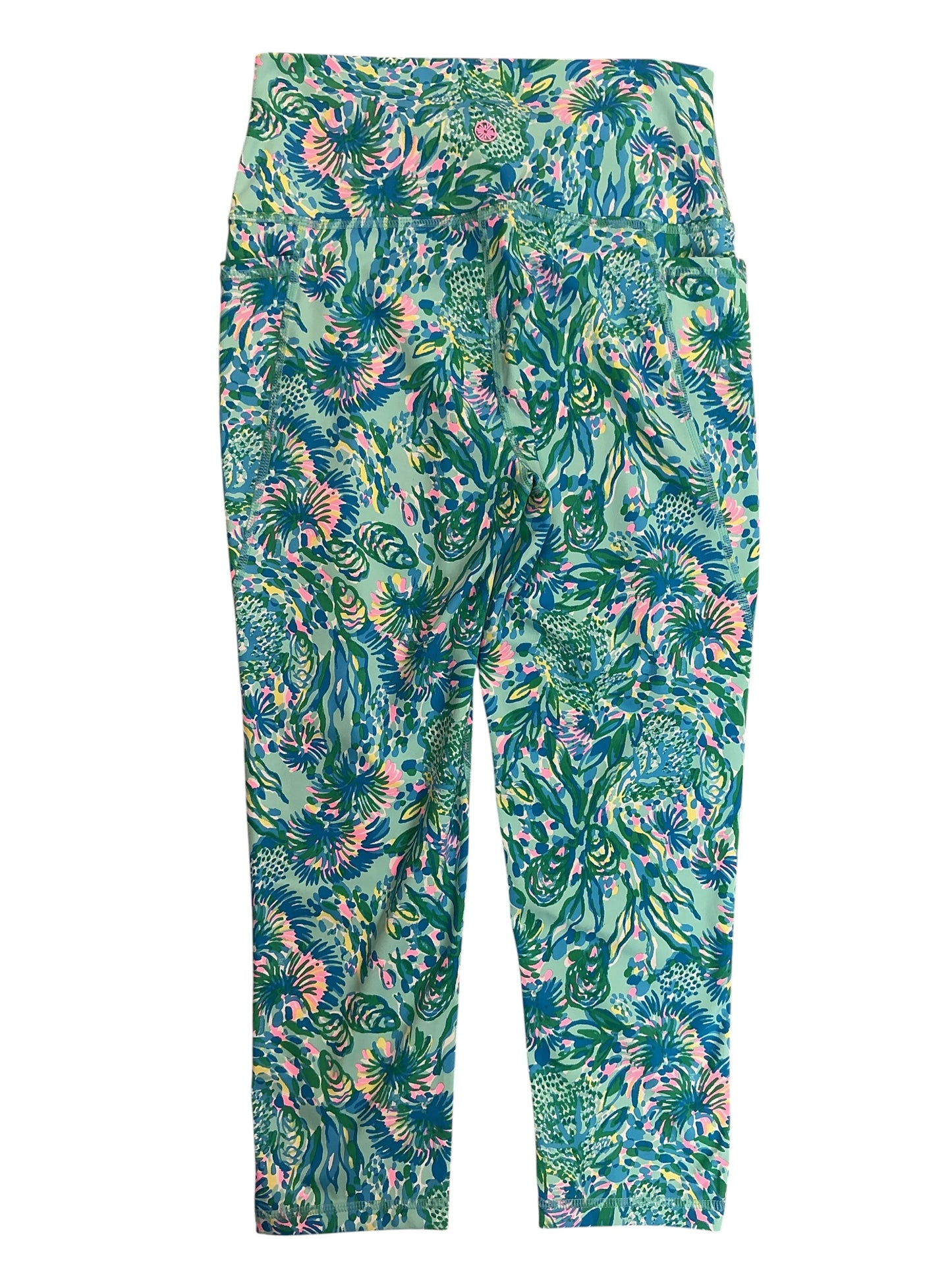 Lilly Pulitzer Weekender High Rise Midi Leggings Garden Variety - Size M