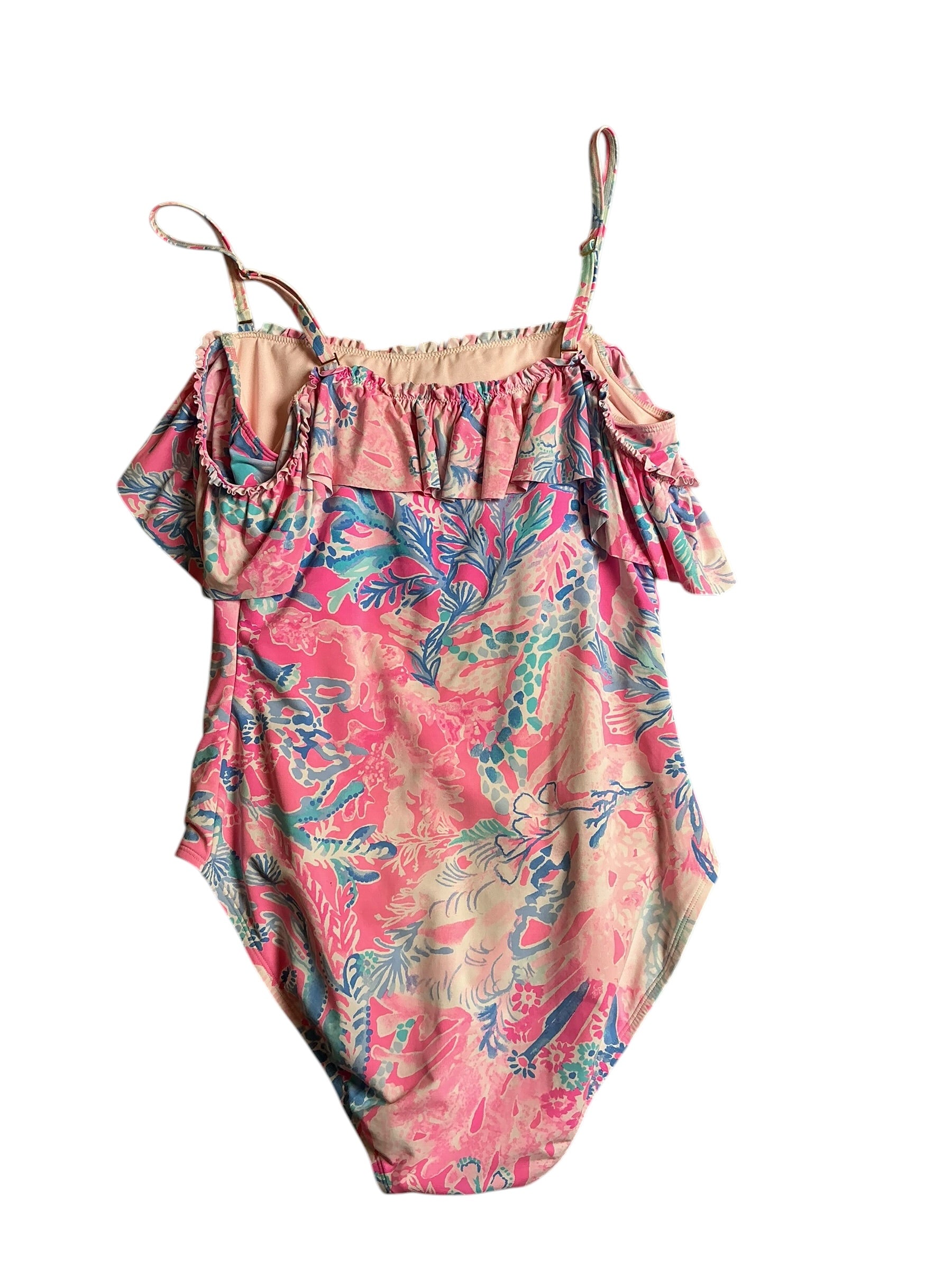 Lilly Pulitzer Fiesta One-Piece SwimSuit Aquadesiac - Size 14