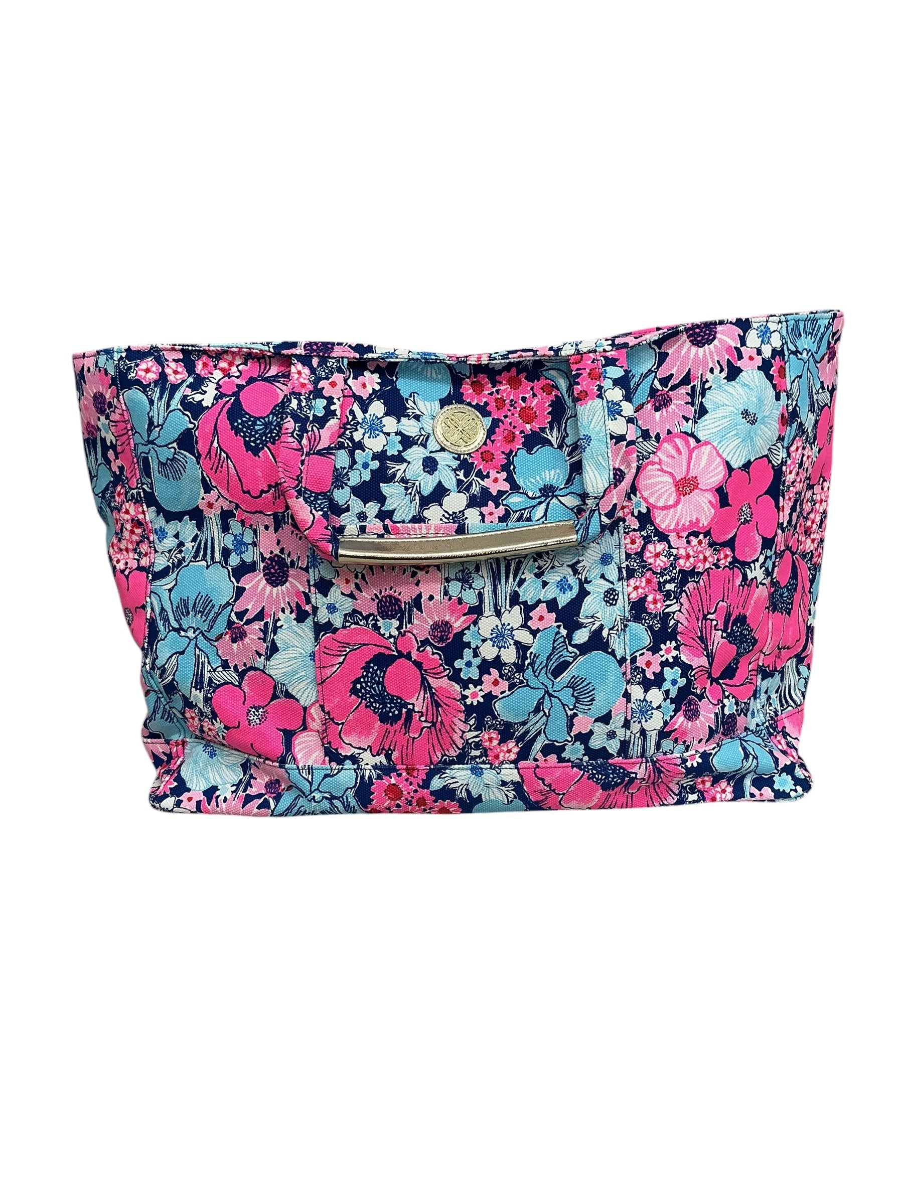 Lilly Pulitzer Jumbo Mercato Tote Starlight Navy In All Her Glory