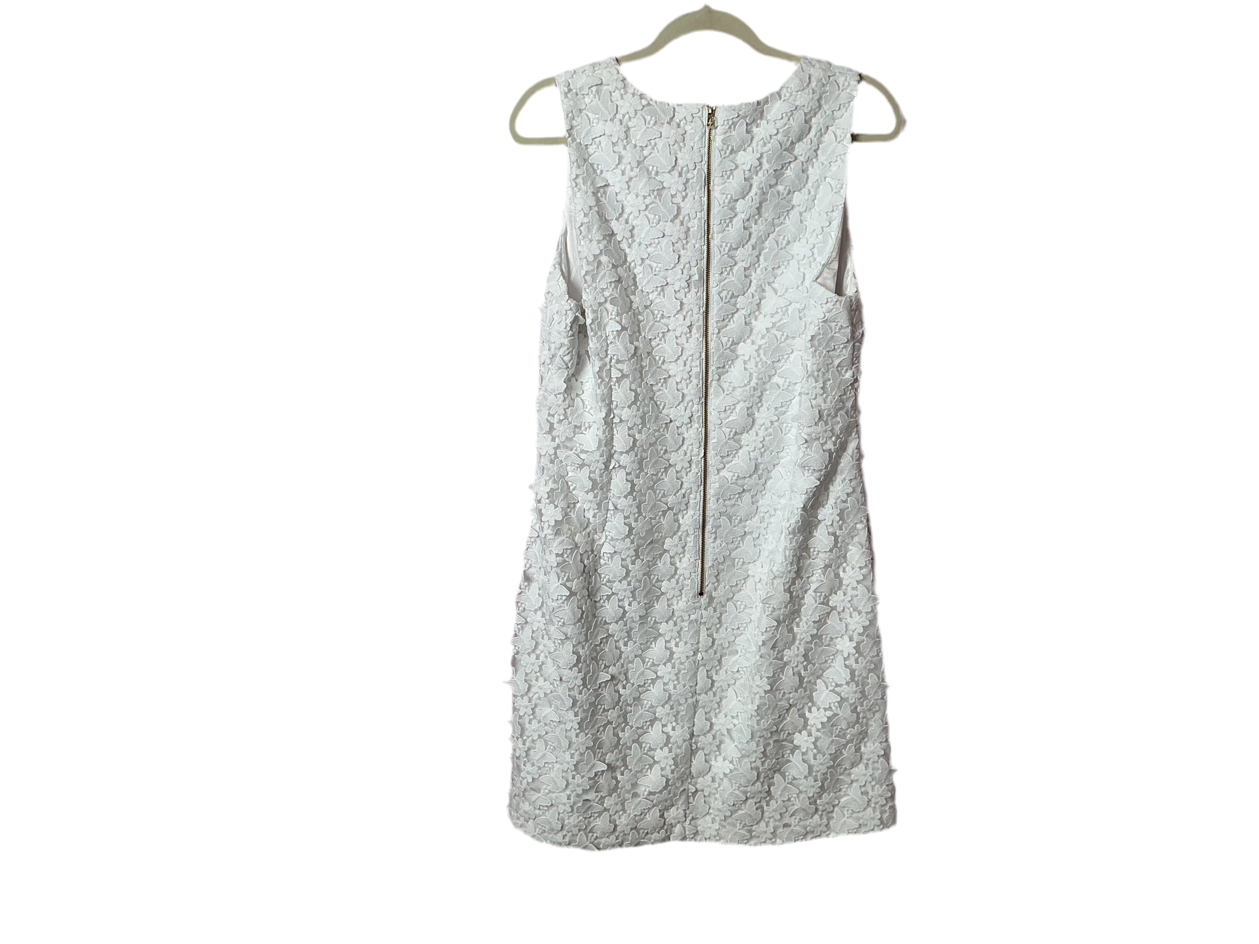 Lilly Pulitzer NWT - Mila Lace Shift - Resort White Butterfly Garden 3D LA - Size 14