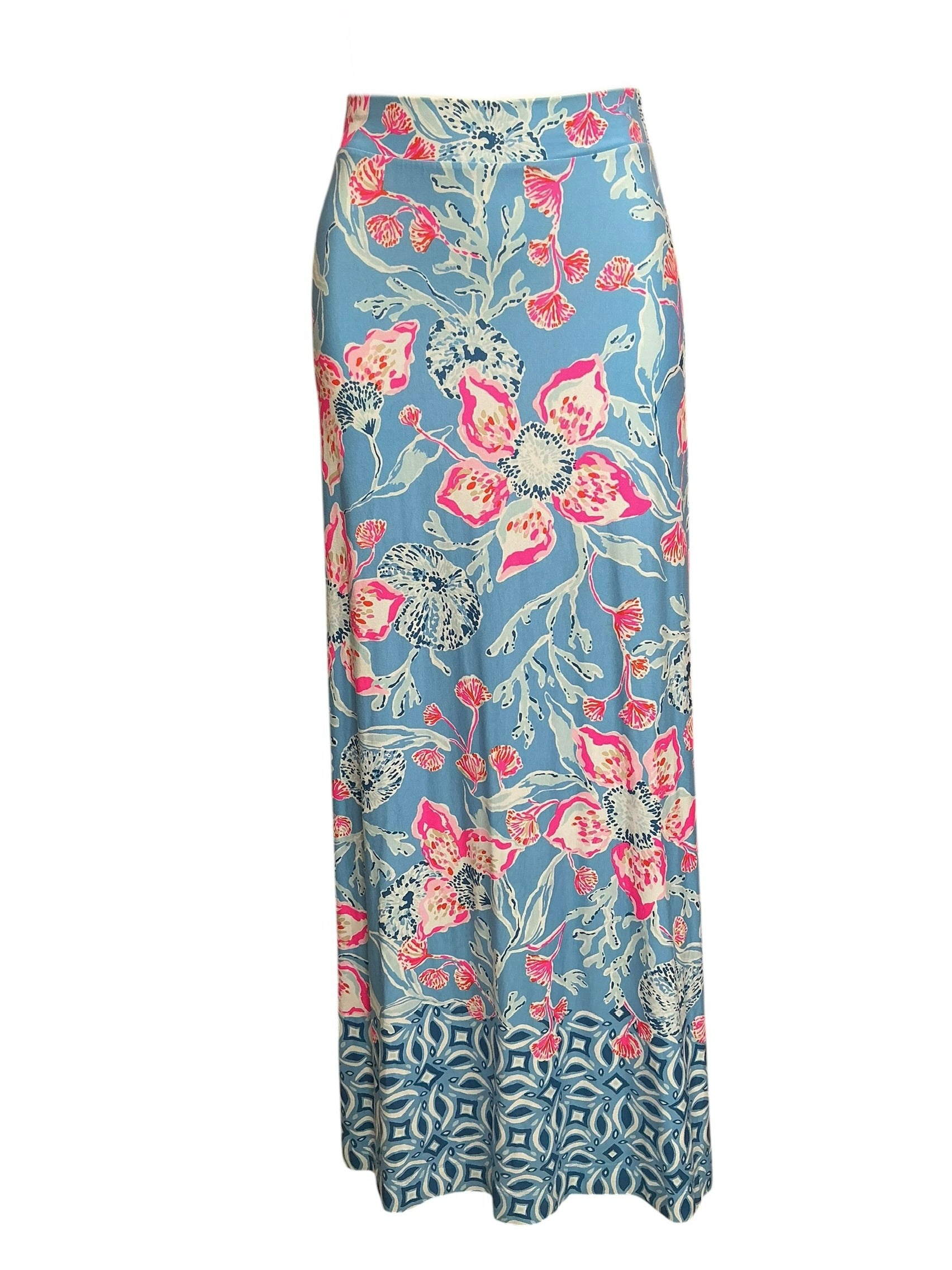 Lilly Pulitzer Adea Maxi Skirt Multi Bahamian Rhapsody Engineered - Size XS