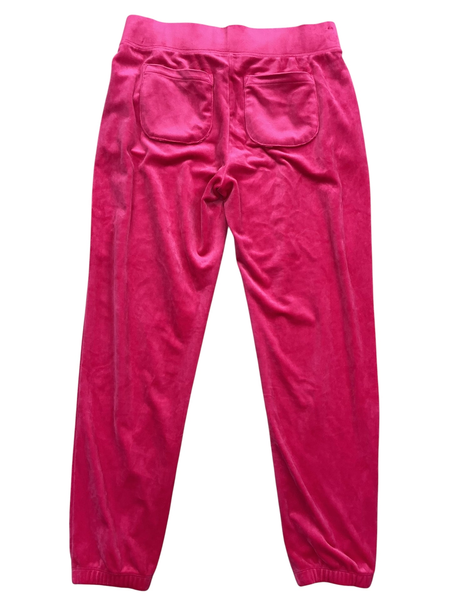 Lilly Pulitzer Mallie Velour Pants Raspberry Rouge - Size M