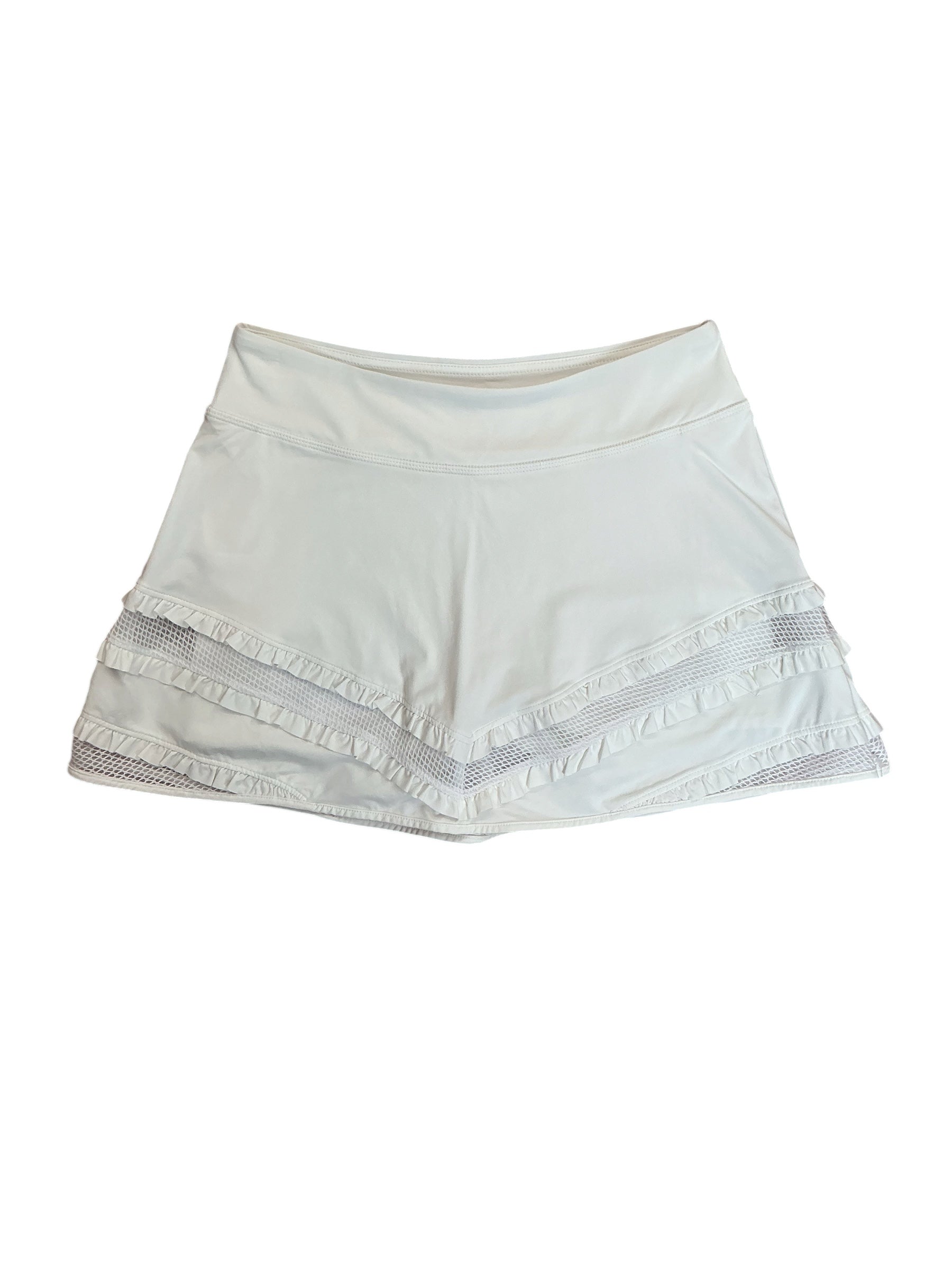 Lilly Pulitzer Luxletic UPF 50+ Maja Skort Resort White - Size XS