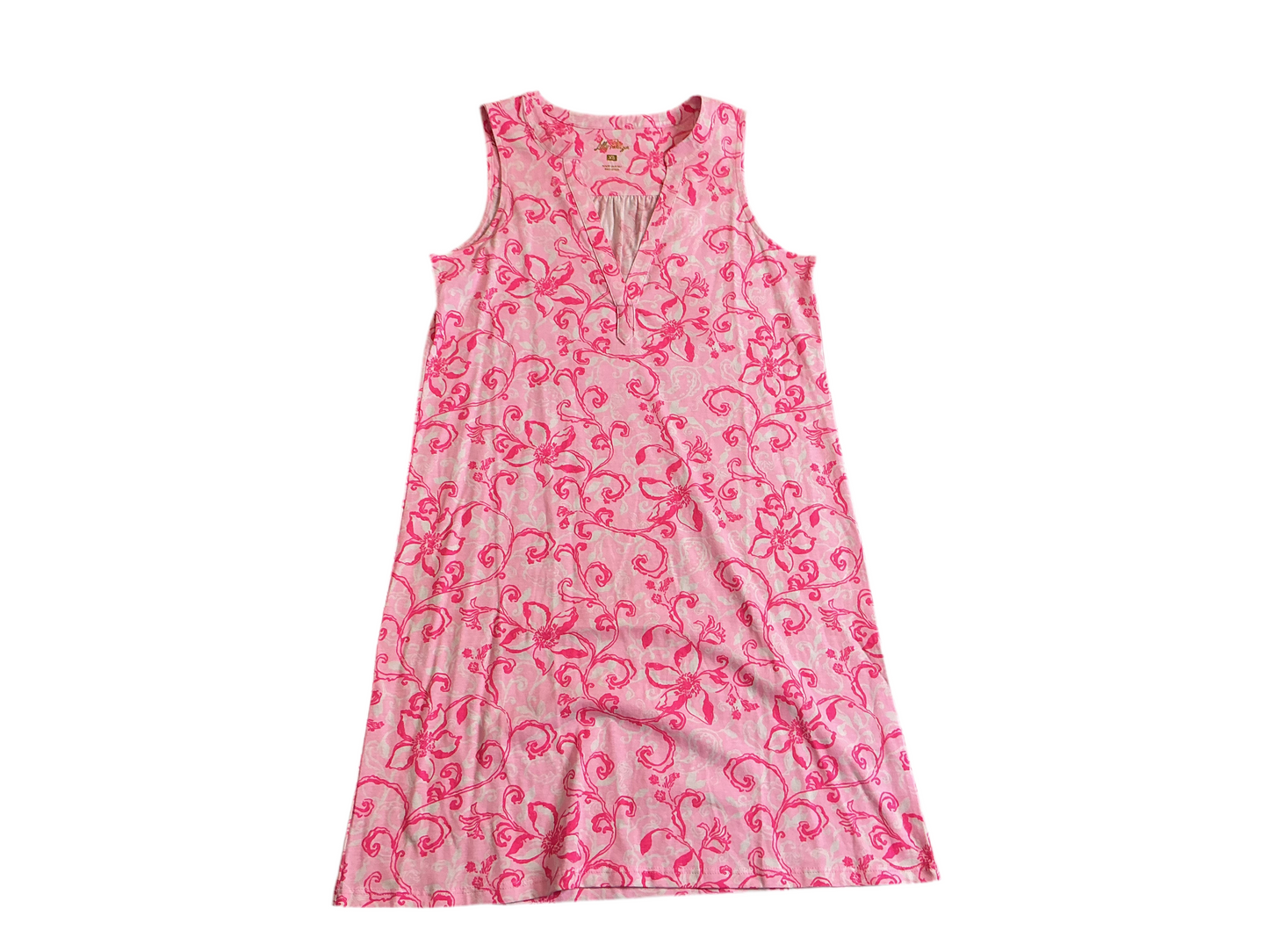 Lilly Pulitzer NWT - Dev Dress - Conch Shell Pink Flamingle Garden - Size XS