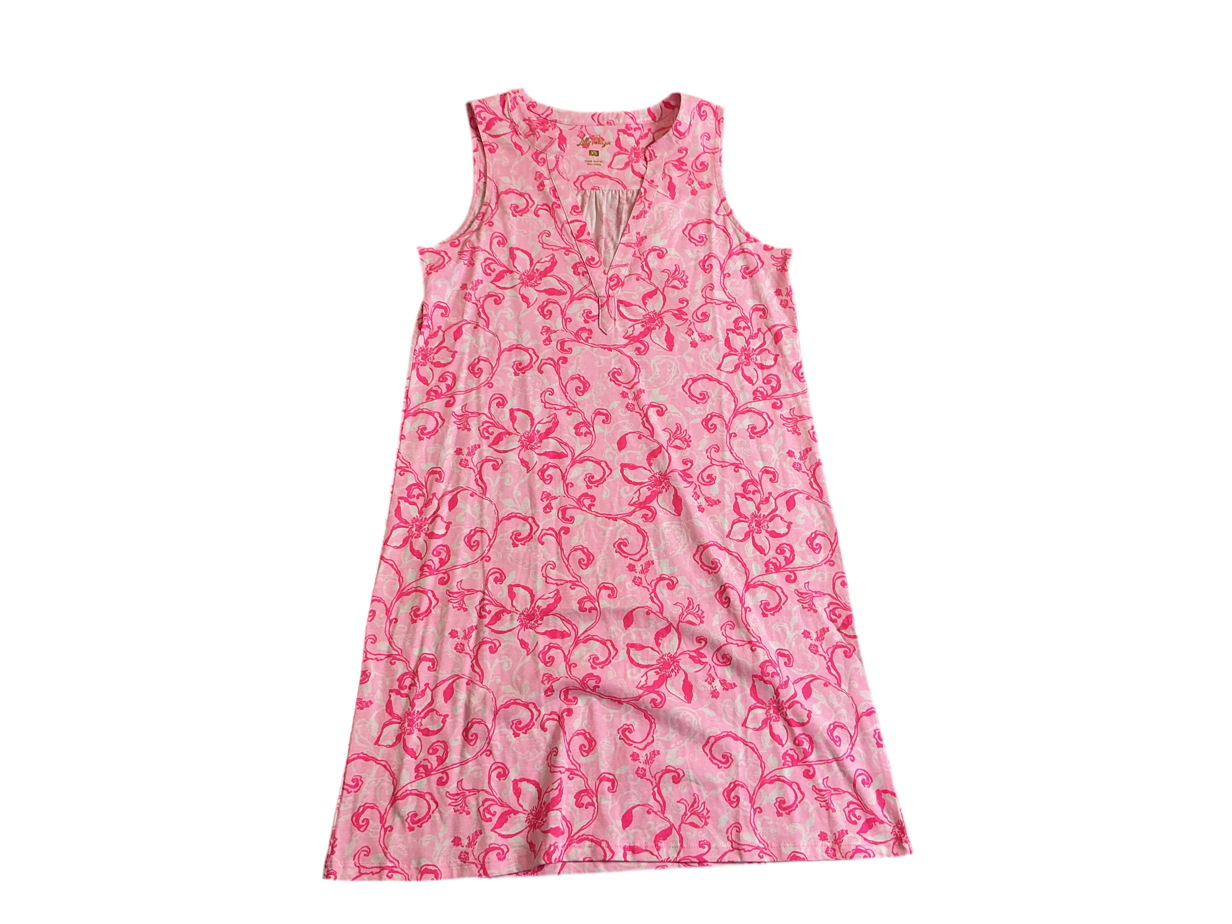 Lilly Pulitzer NWT - Dev Dress - Conch Shell Pink Flamingle Garden - Size XS