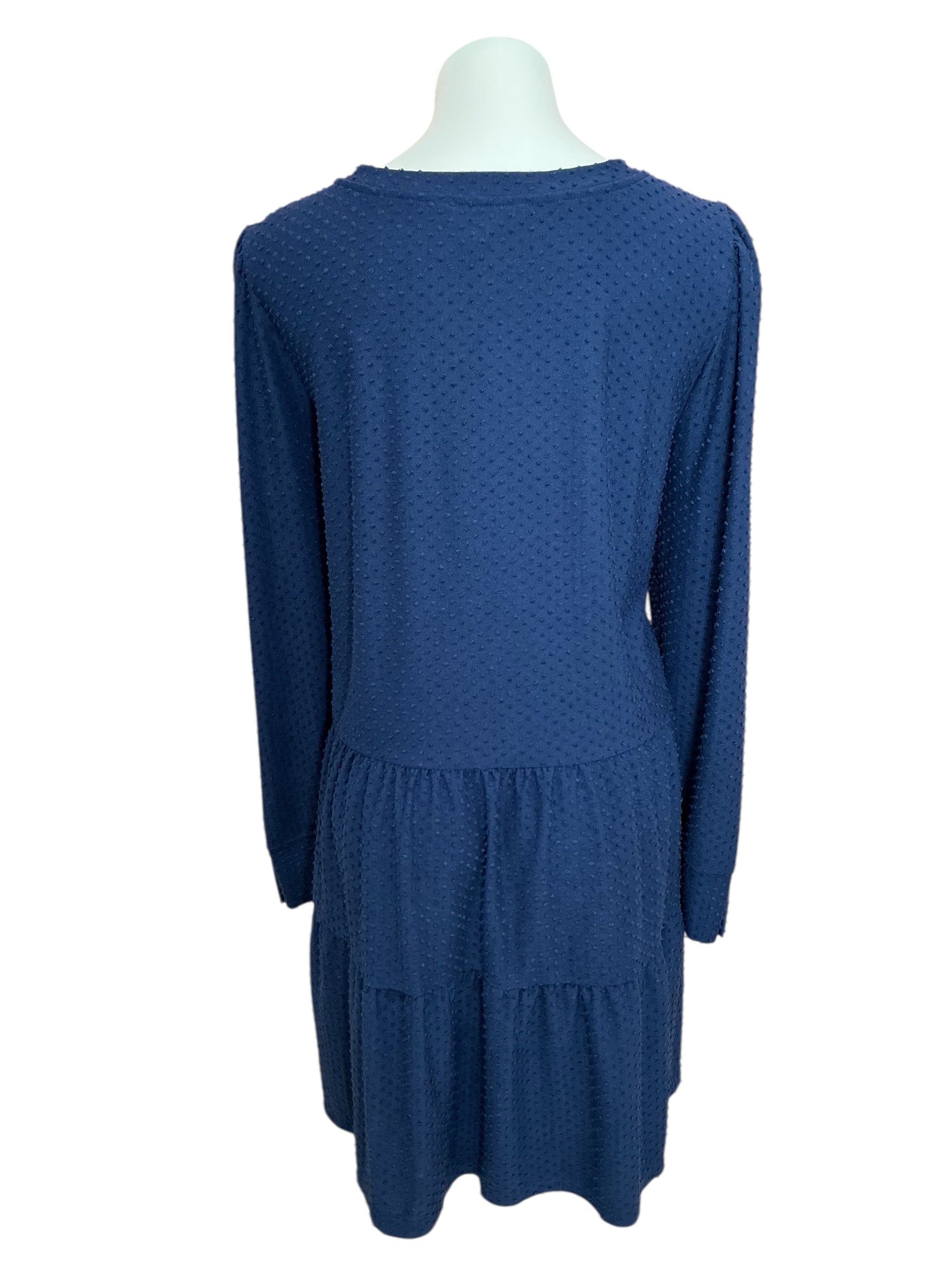 Lilly Pulitzer Arlette Long Sleeve Swing Dress High Tide Navy - Size XXL