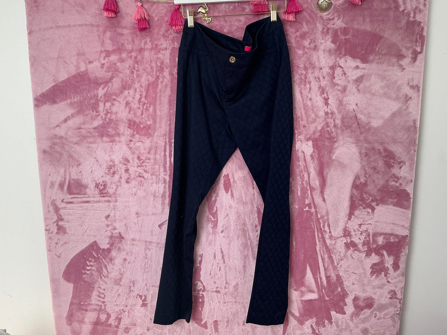 Lilly Pulitzer Pant NWT - Kelly Skinny Ankle Pant - Midnight Navy - Size 10