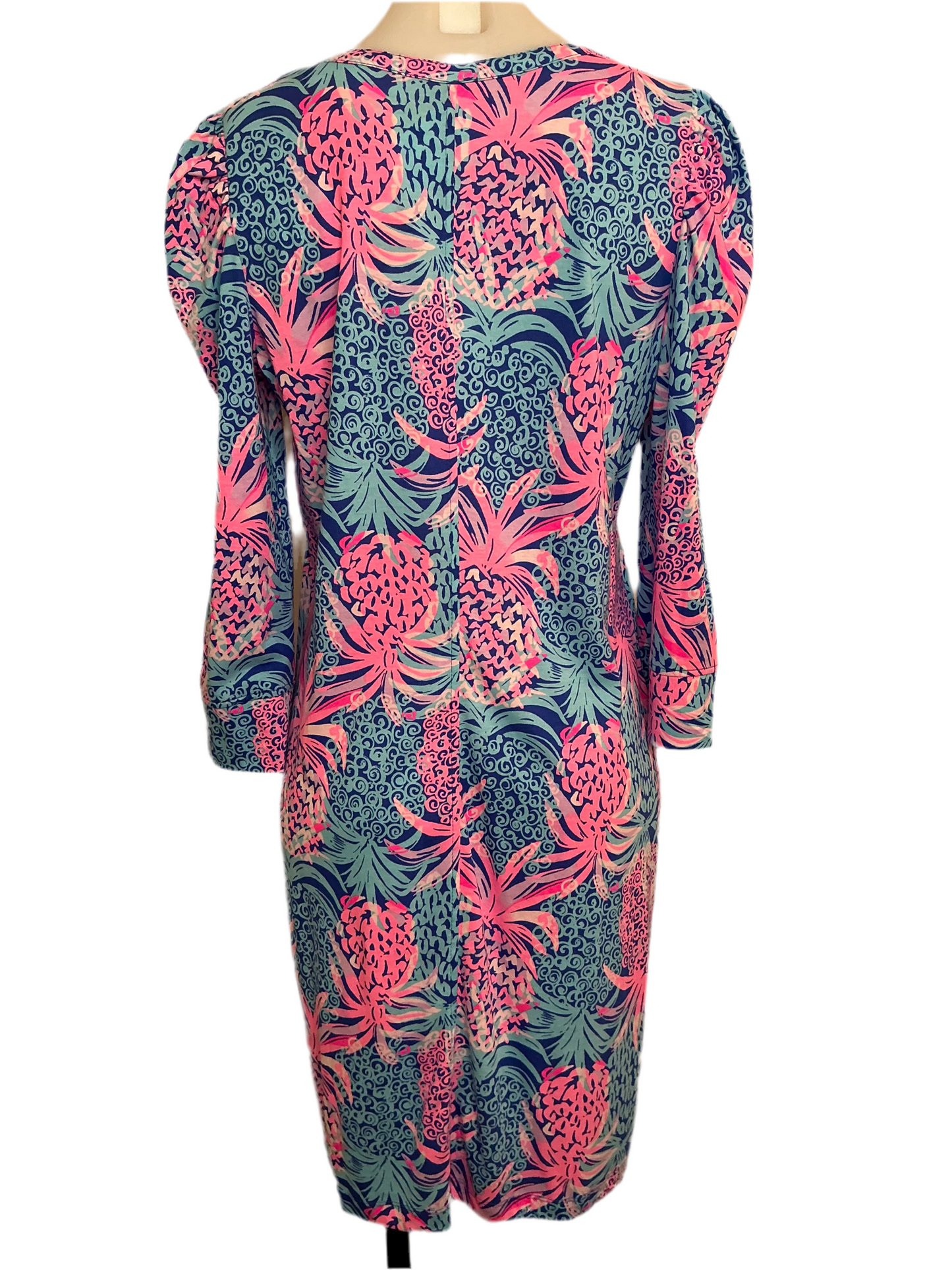 Lilly Pulitzer NWT - Marlie Dress Borealis Blue Tropic Down Low - Size M
