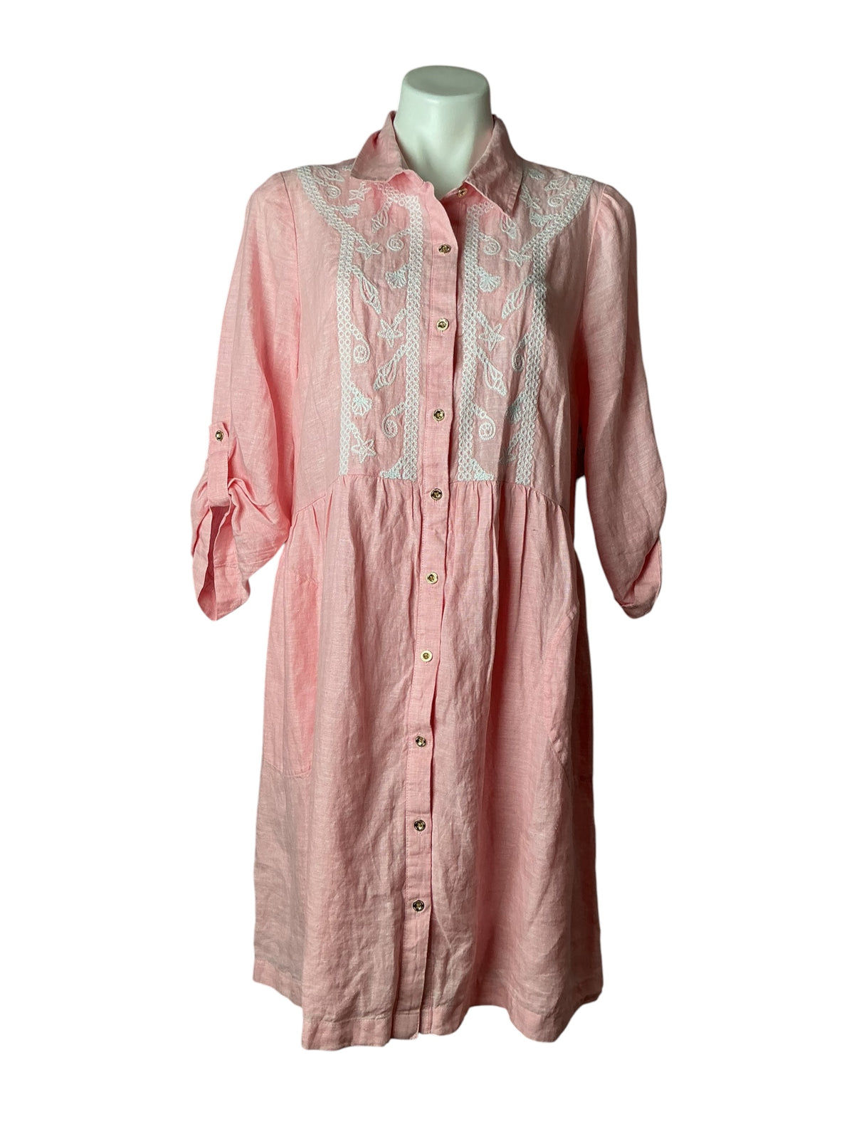 Lilly Pulitzer NWT Shaela Dress Sorbet Pink x Resort White - Size M