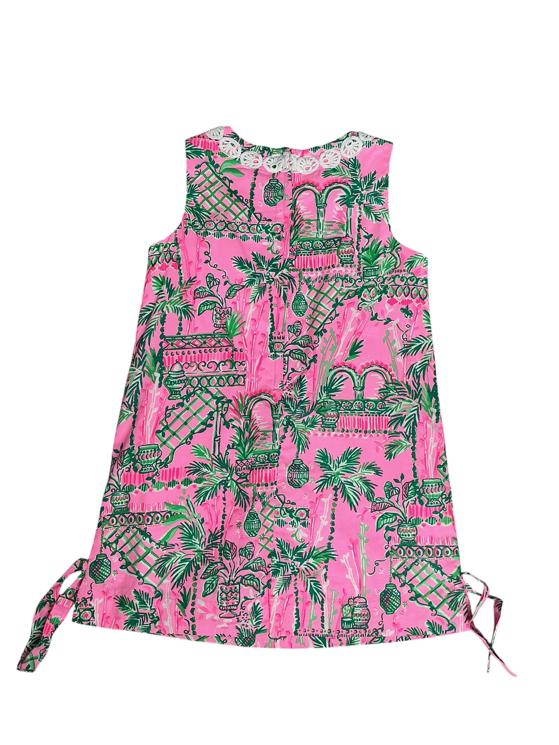 Lilly Pulitzer Girls Little Lilly Classic Shift Dress Mandevilla Baby Always Worth It - Size 6