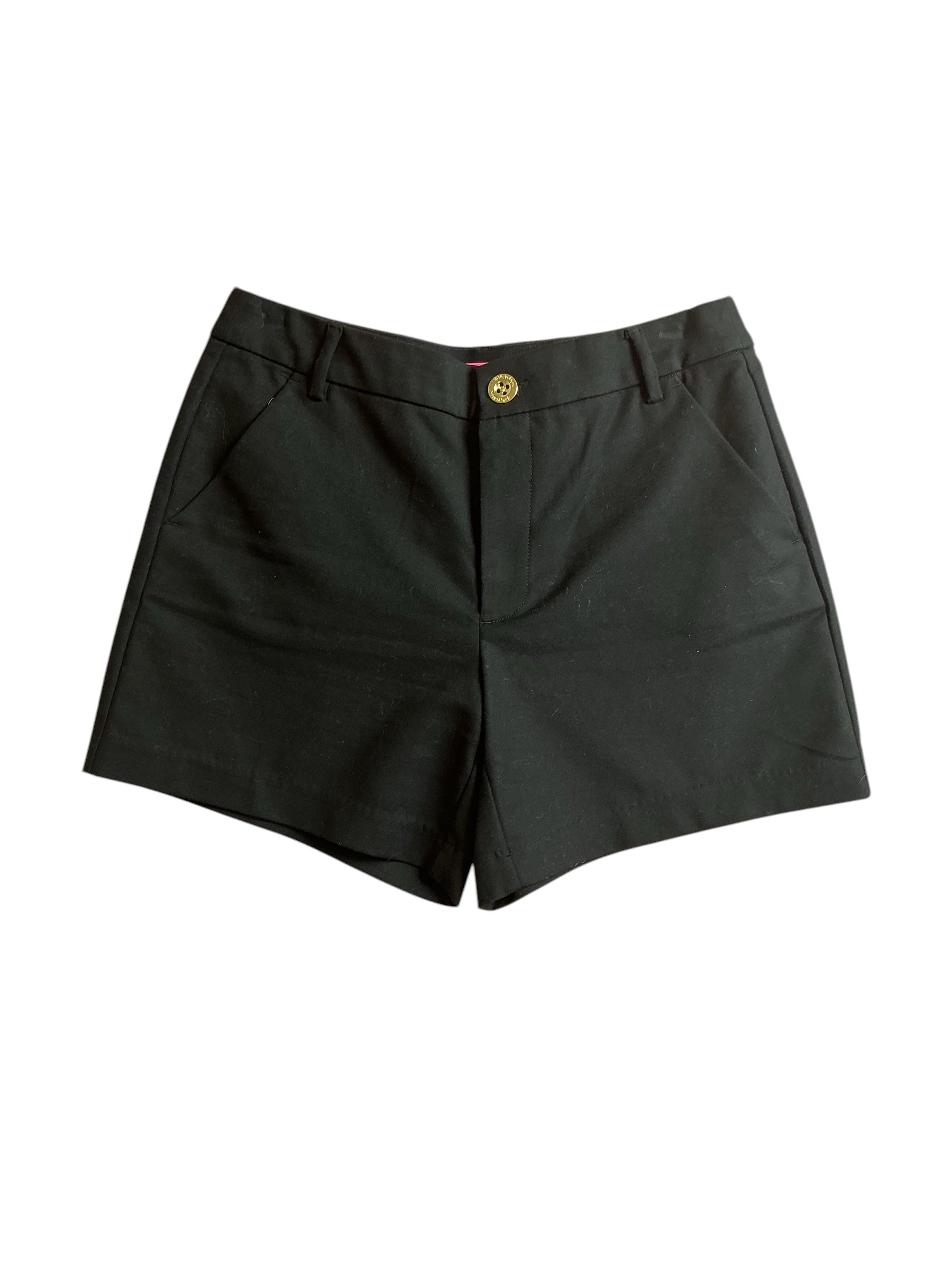 Lilly Pulitzer Callahan Mid Rise Shorts - True Black - Size 2