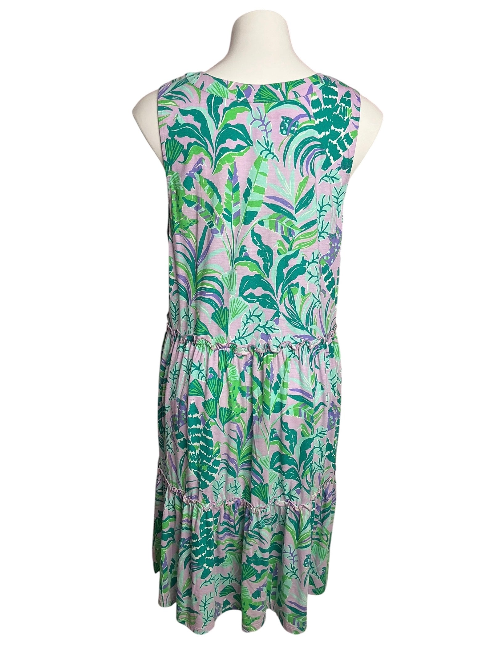 Lilly Pulitzer Lorina Swing Dress Purple Iris On The Chase - Size XL