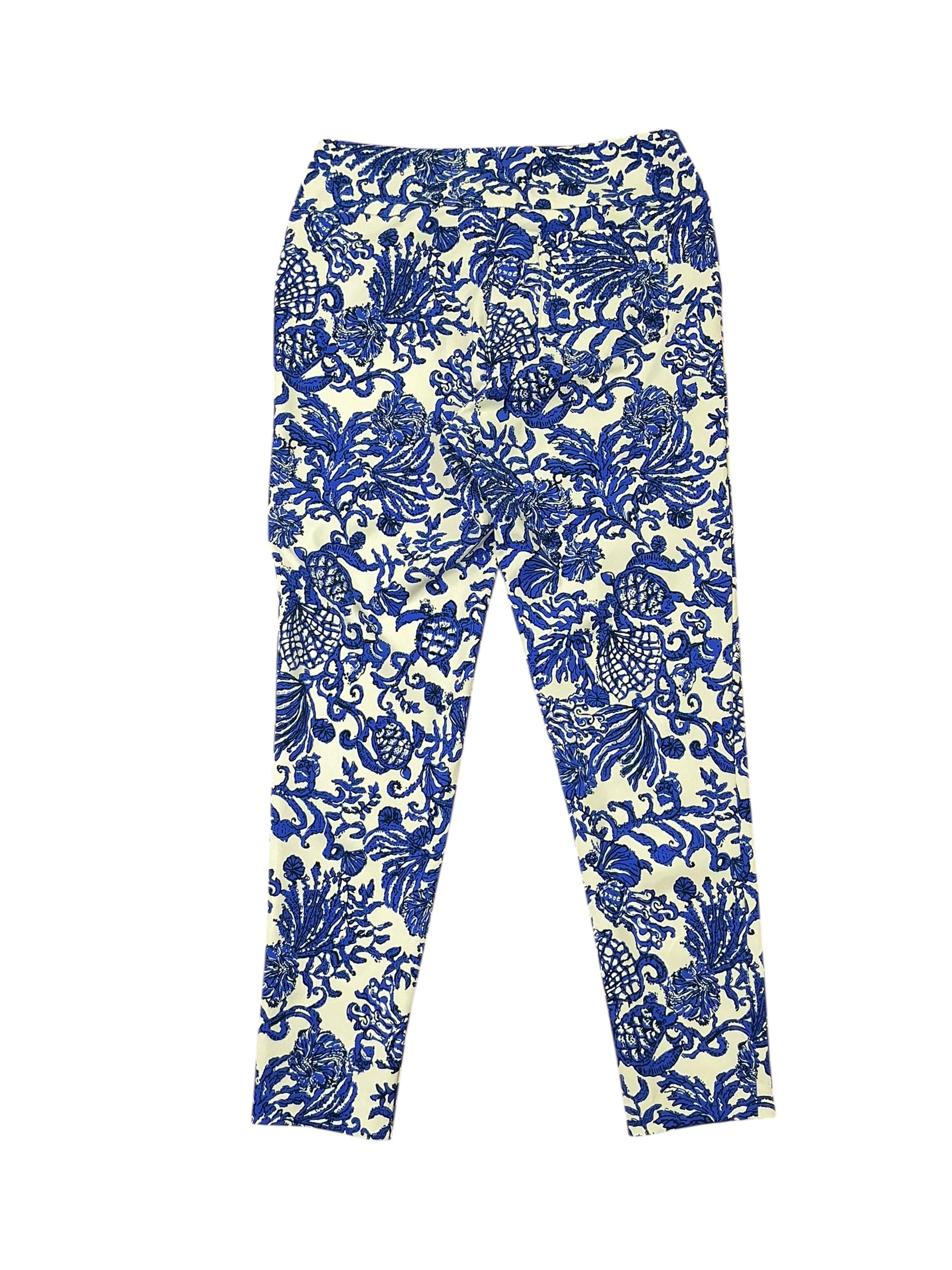 Lilly Pulitzer Luxletic Corso Pant - Deeper Coconut Ride With Me - Size 6