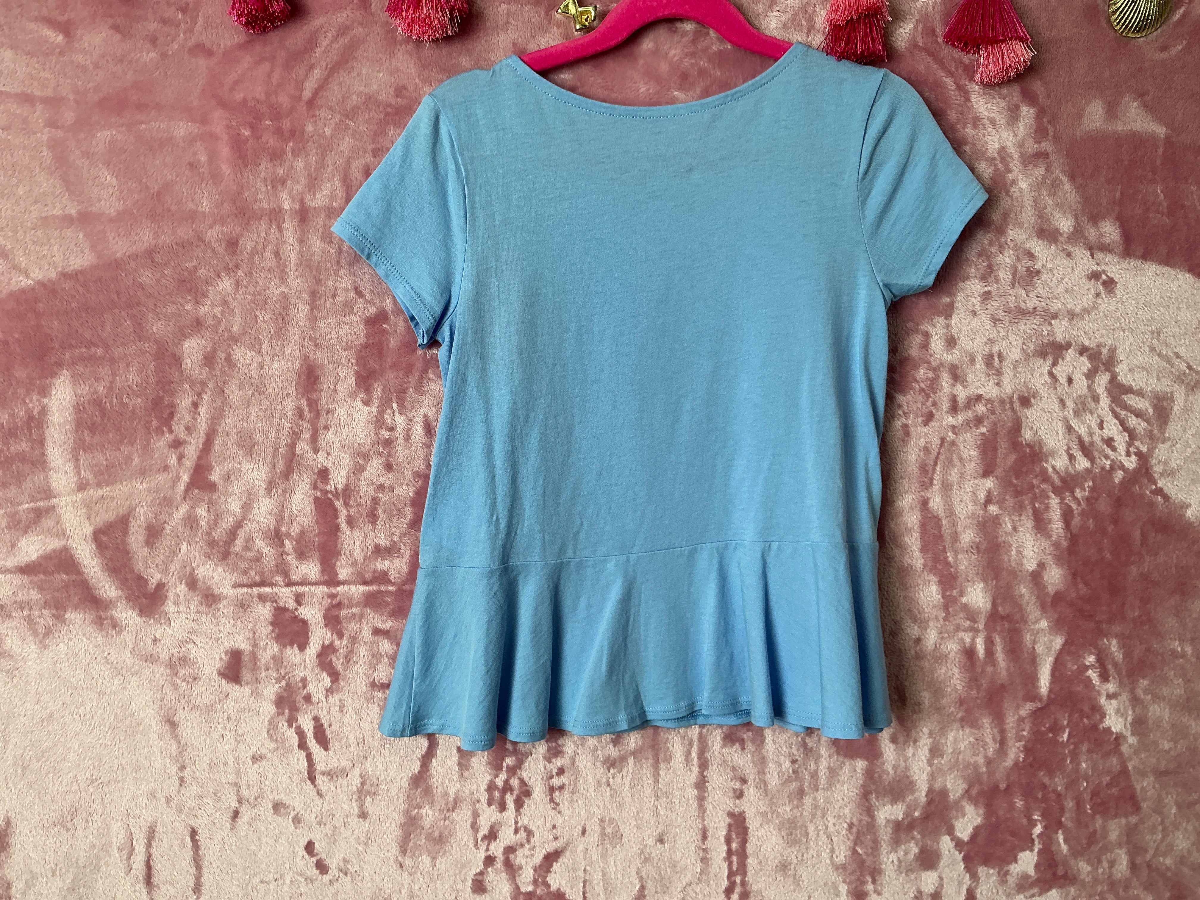 Lilly Pulitzer Kids Shirt NWT - Sondra Top - Blue Peri - Size M 6-7