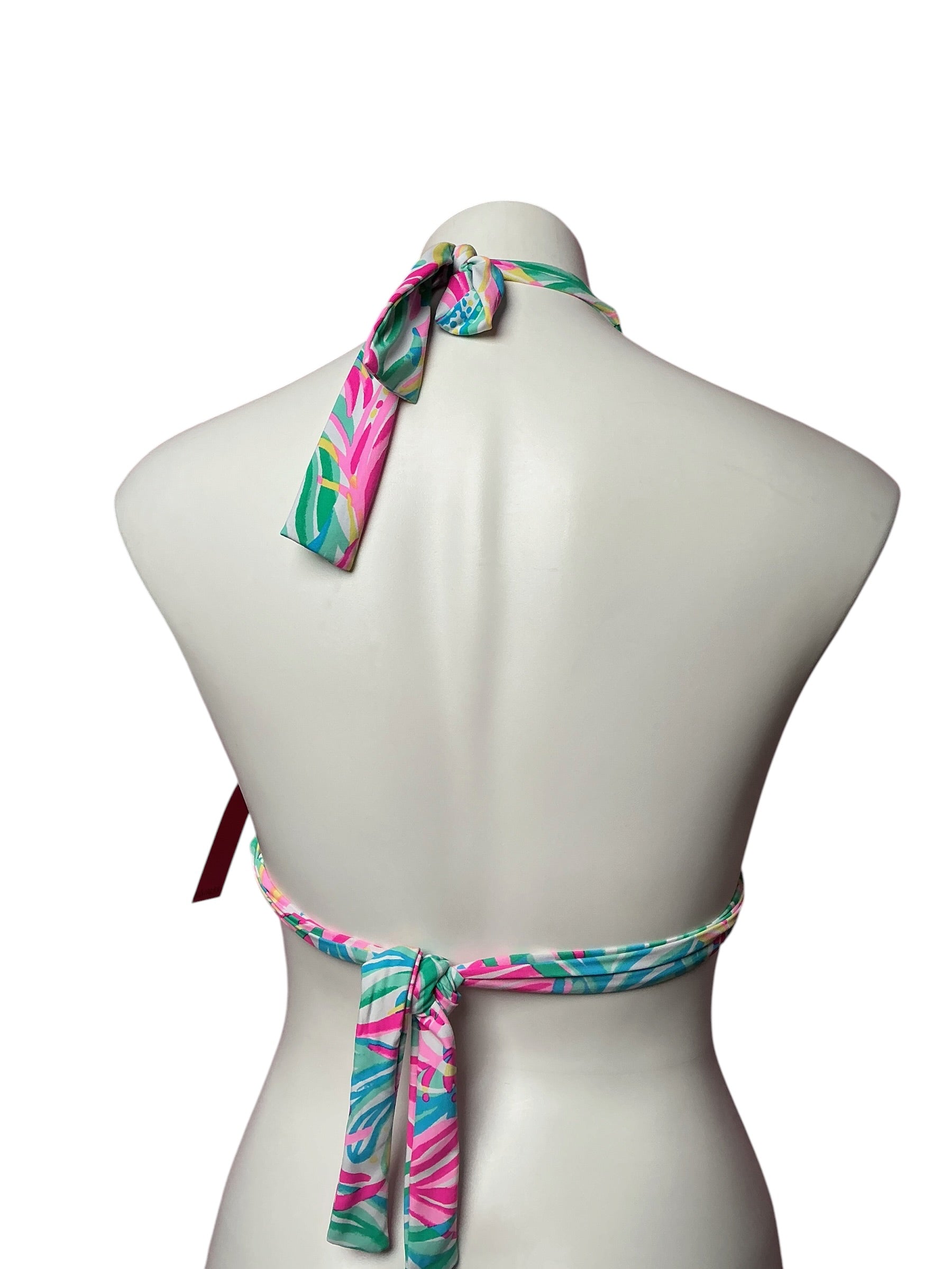 Lilly Pulitzer Elise Bikini Top Multi Sea Turtle Soiree - Size 6