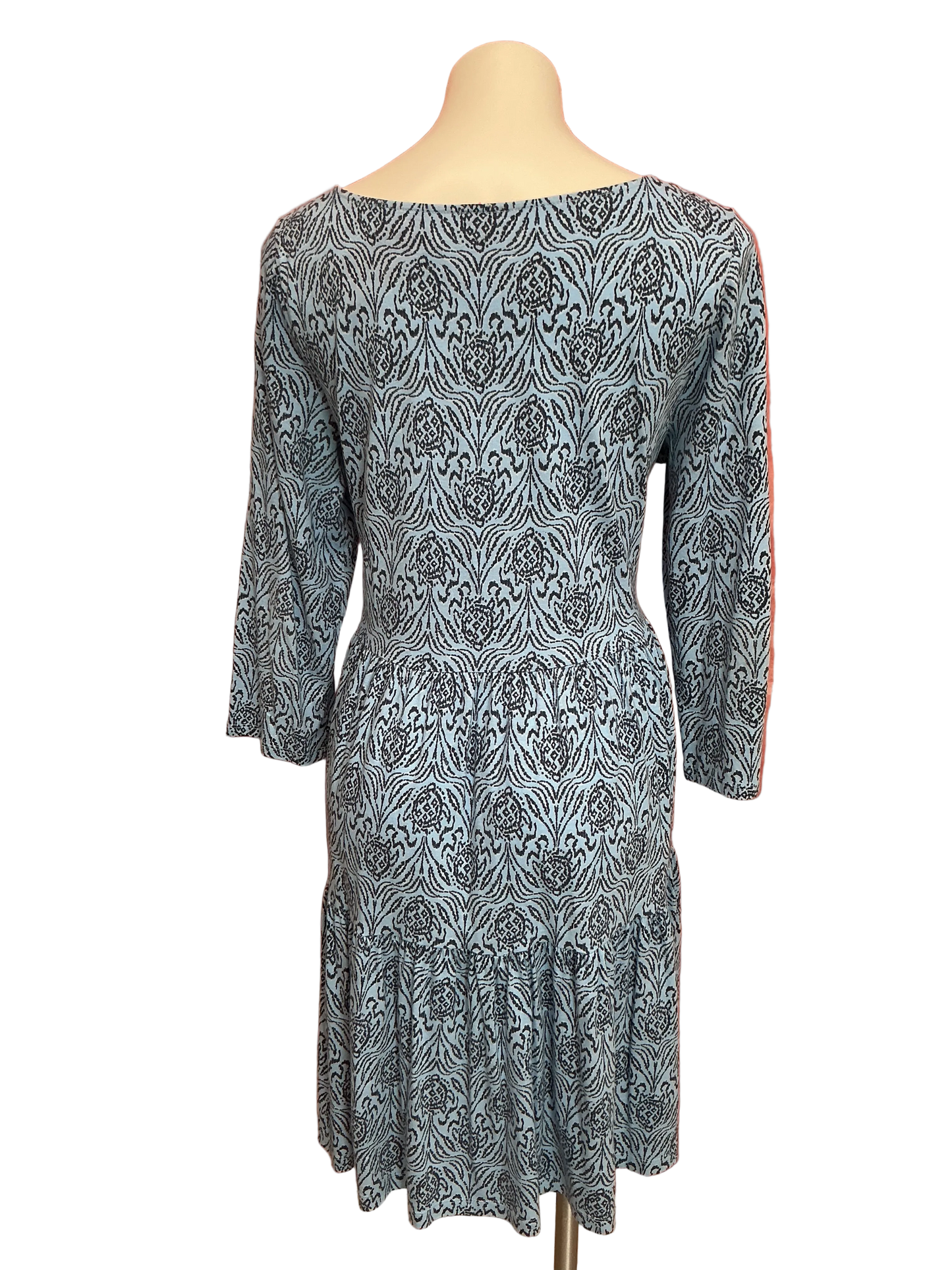 Lilly Pulitzer Geanna Dress Bon Bon Blue Go Your Own Wave - Size XL