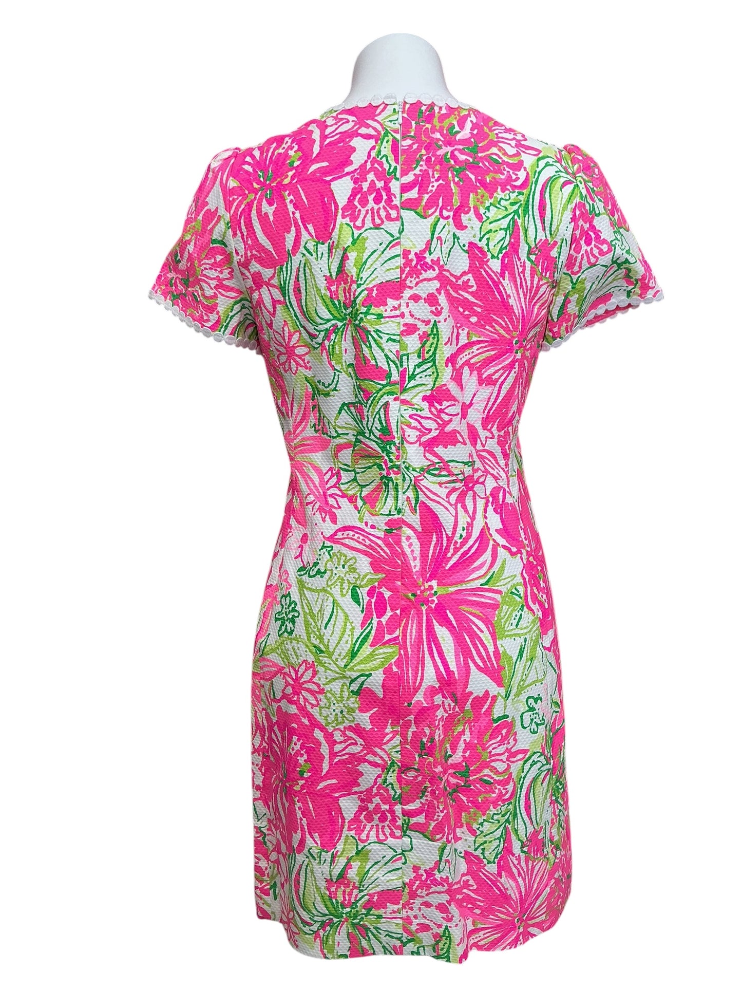 Lilly Pulitzer Maisie Stretch Shift Dress Resort White Koala Me Maybe - Size 6
