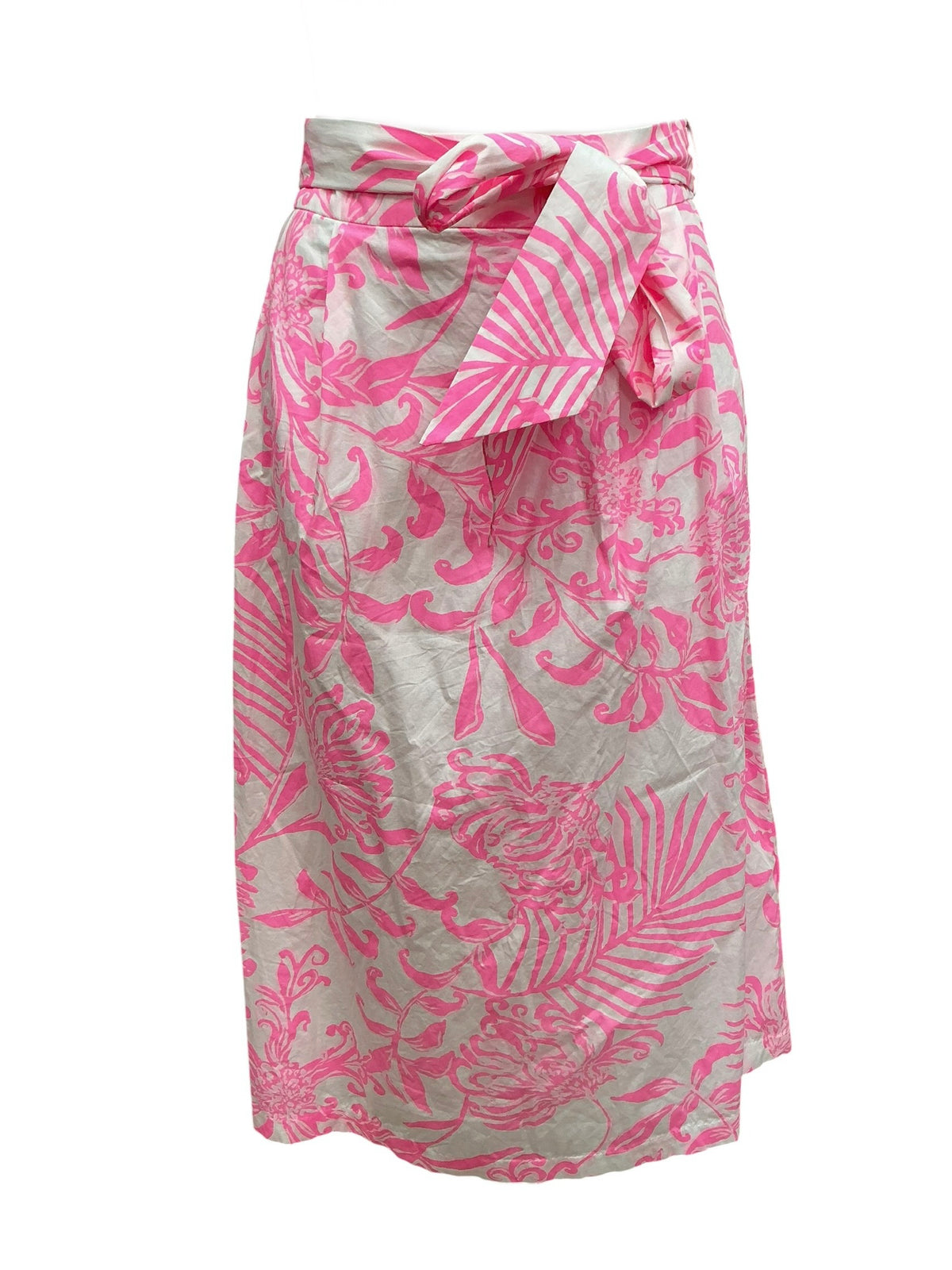 Lilly Pulitzer Rowena Midi Skirt Rousseau Pink Glisten In The Sun - Size 2