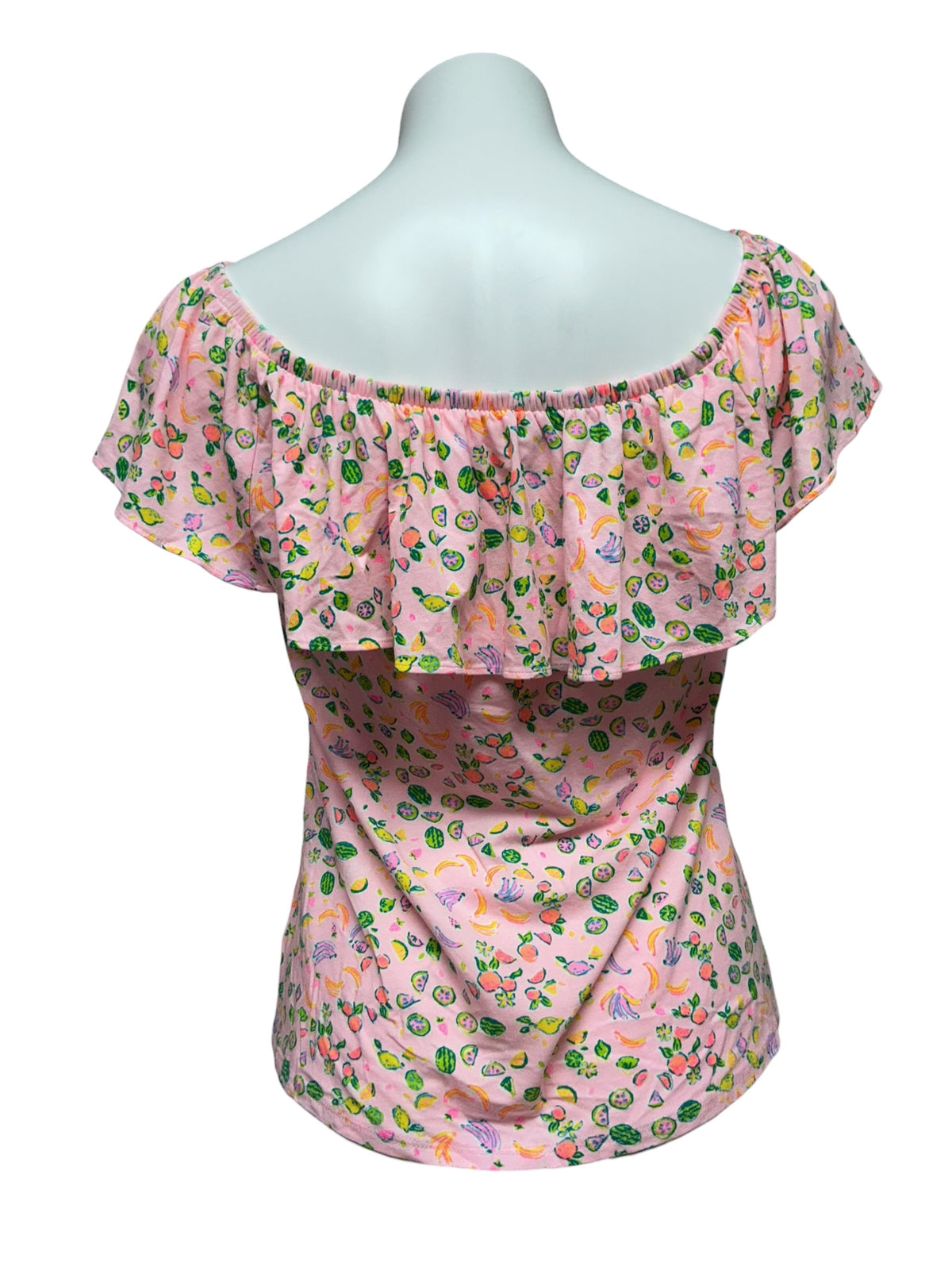Lilly Pulitzer NWT La Fortuna Top Urchin Pink Lil Juicy Fruit - Size XS