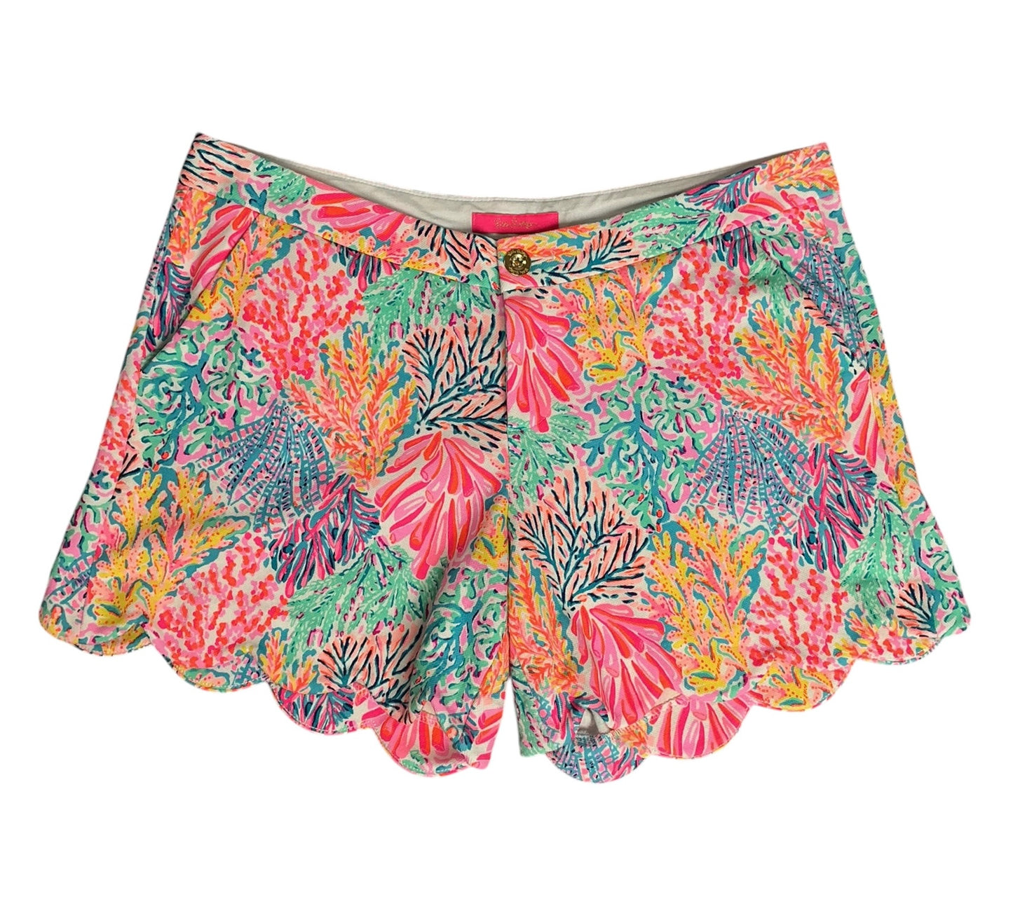 Lilly Pulitzer Buttercup Knit Short Multi SplashDance - Size 12