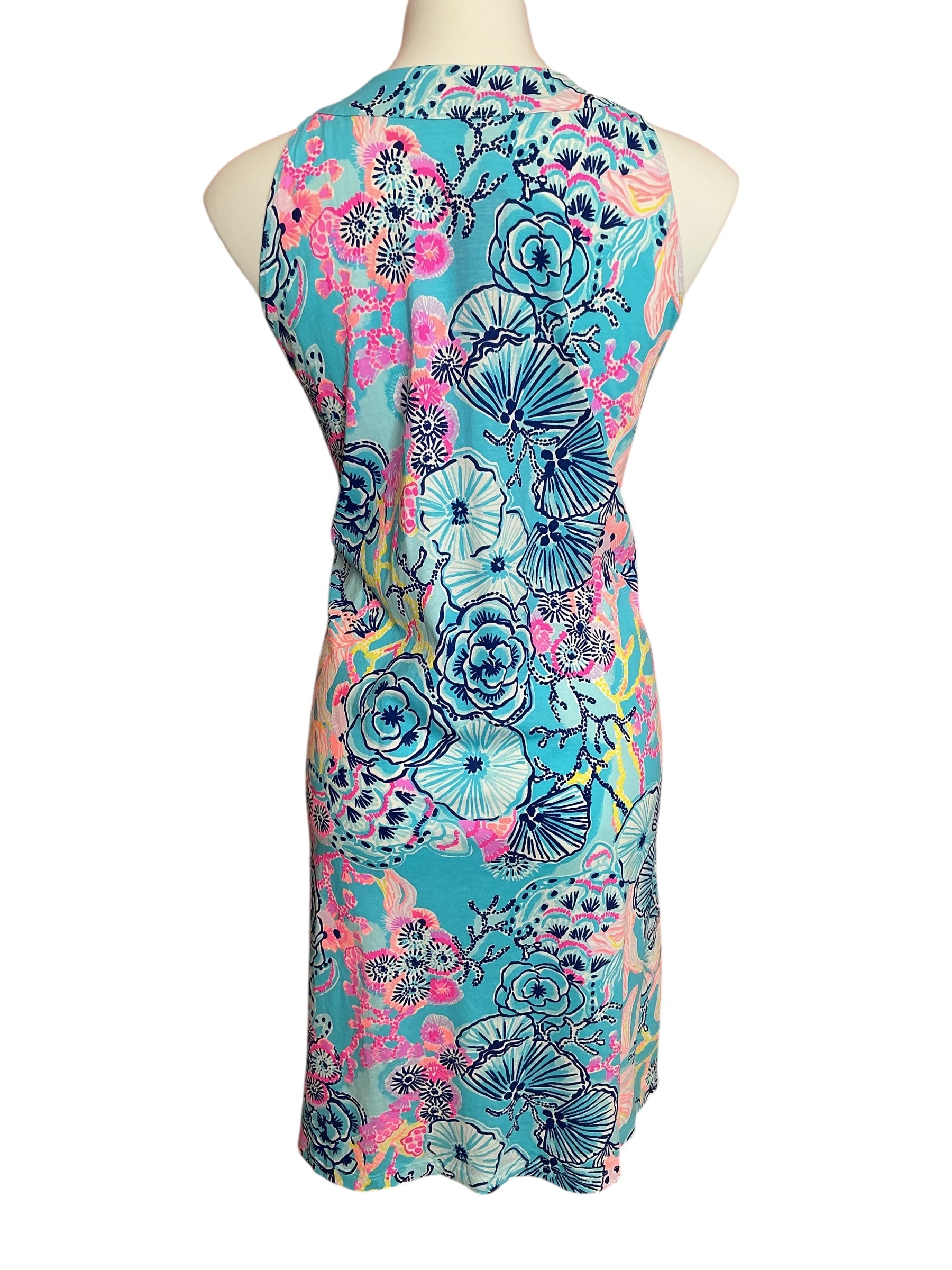 Lilly Pulitzer Ross Shift Dress Bali Blue Once Upon A Tide - Size XXL