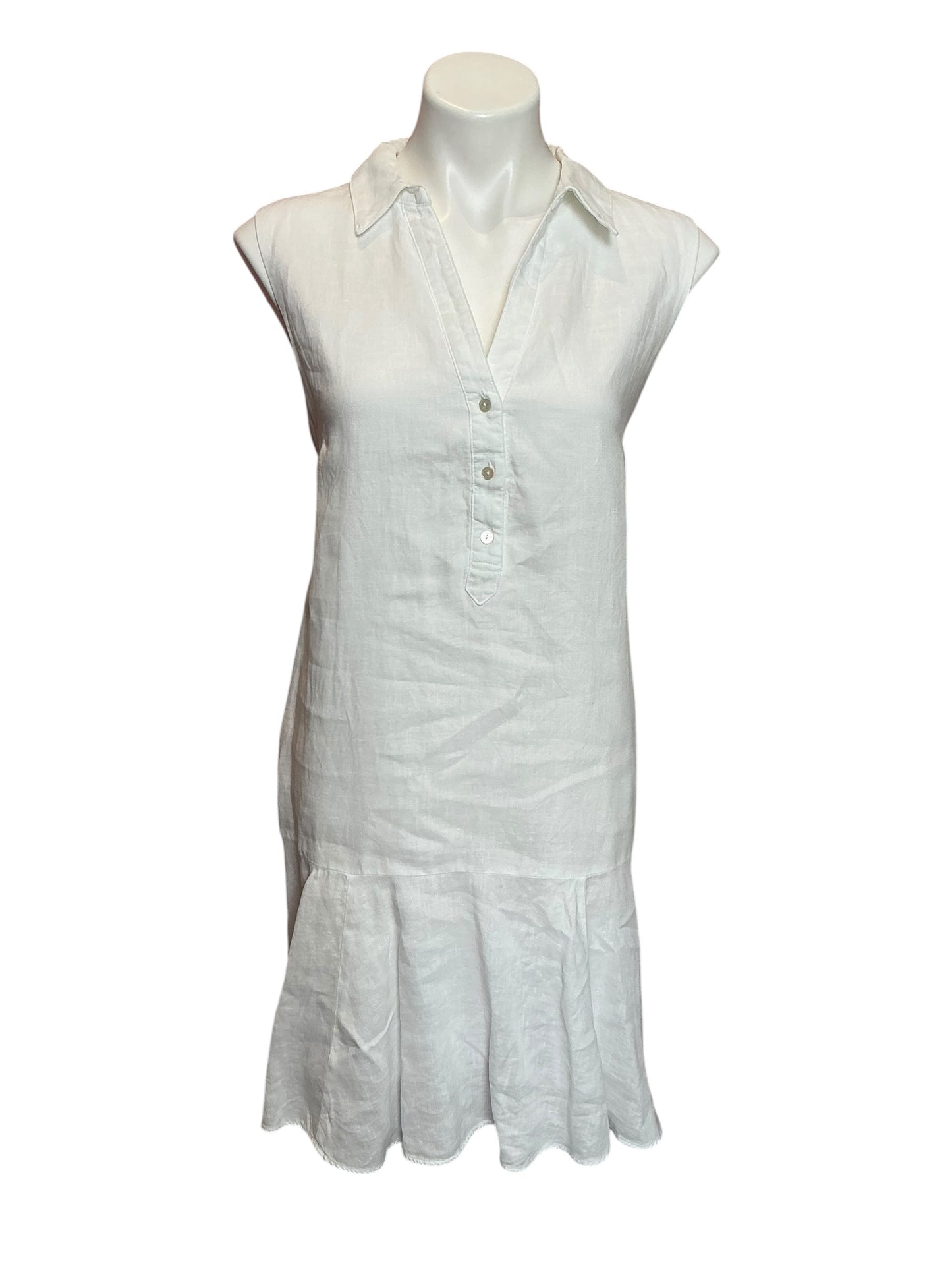 Lilly Pulitzer Ellowyn Linen Dress Resort White - Size L