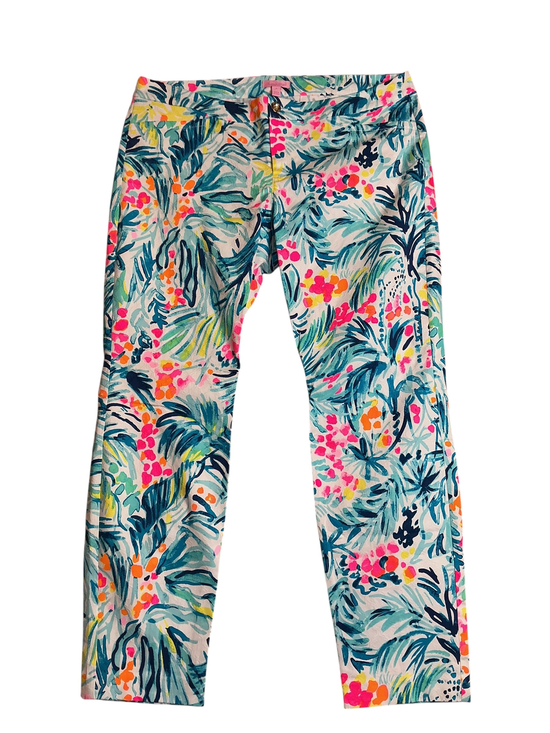 Lilly Pulitzer NWT Kelly Skinny Ankle Pant Tippy Top - Size 16