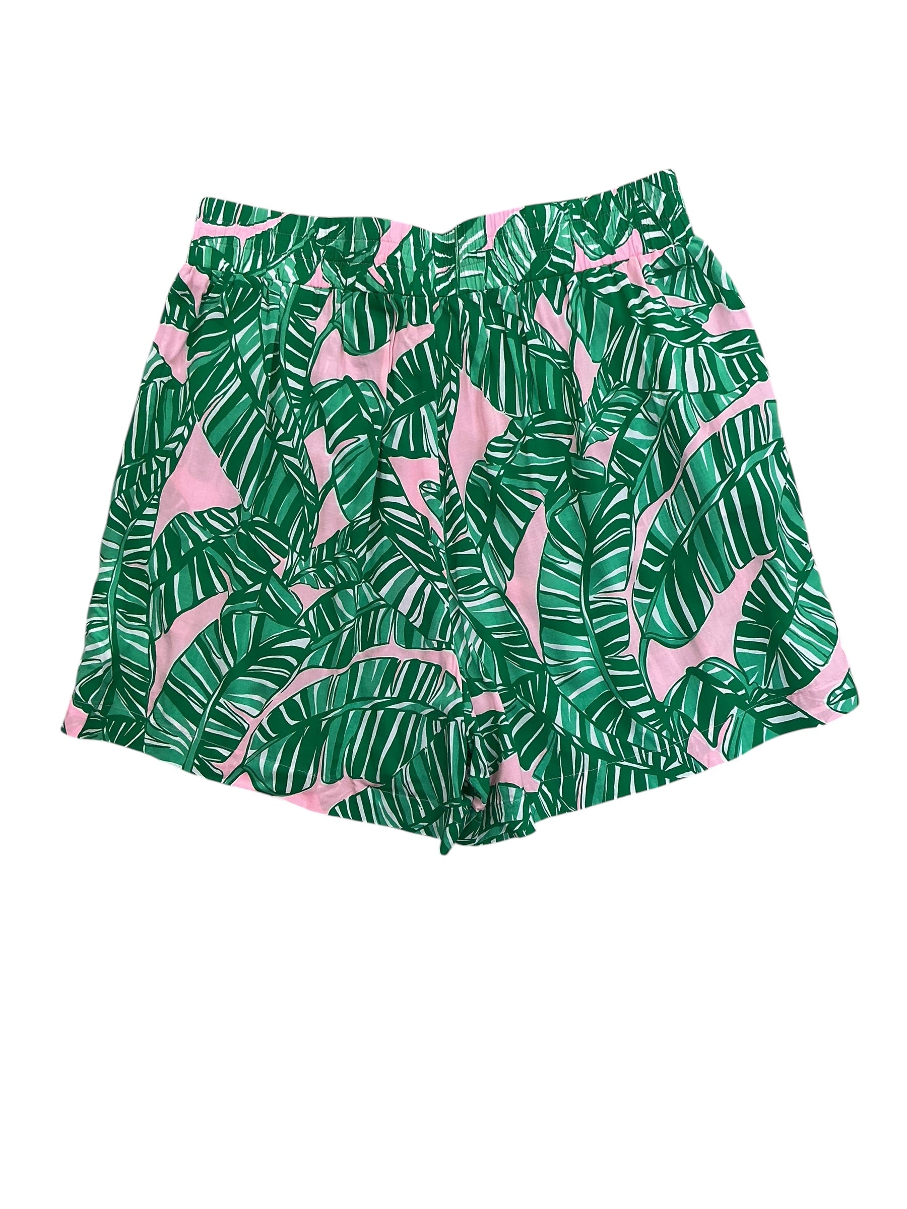 Lilly Pulitzer NWT Riv Shorts Coverup Conch Shell Pink Lets Go Bananas - Size S
