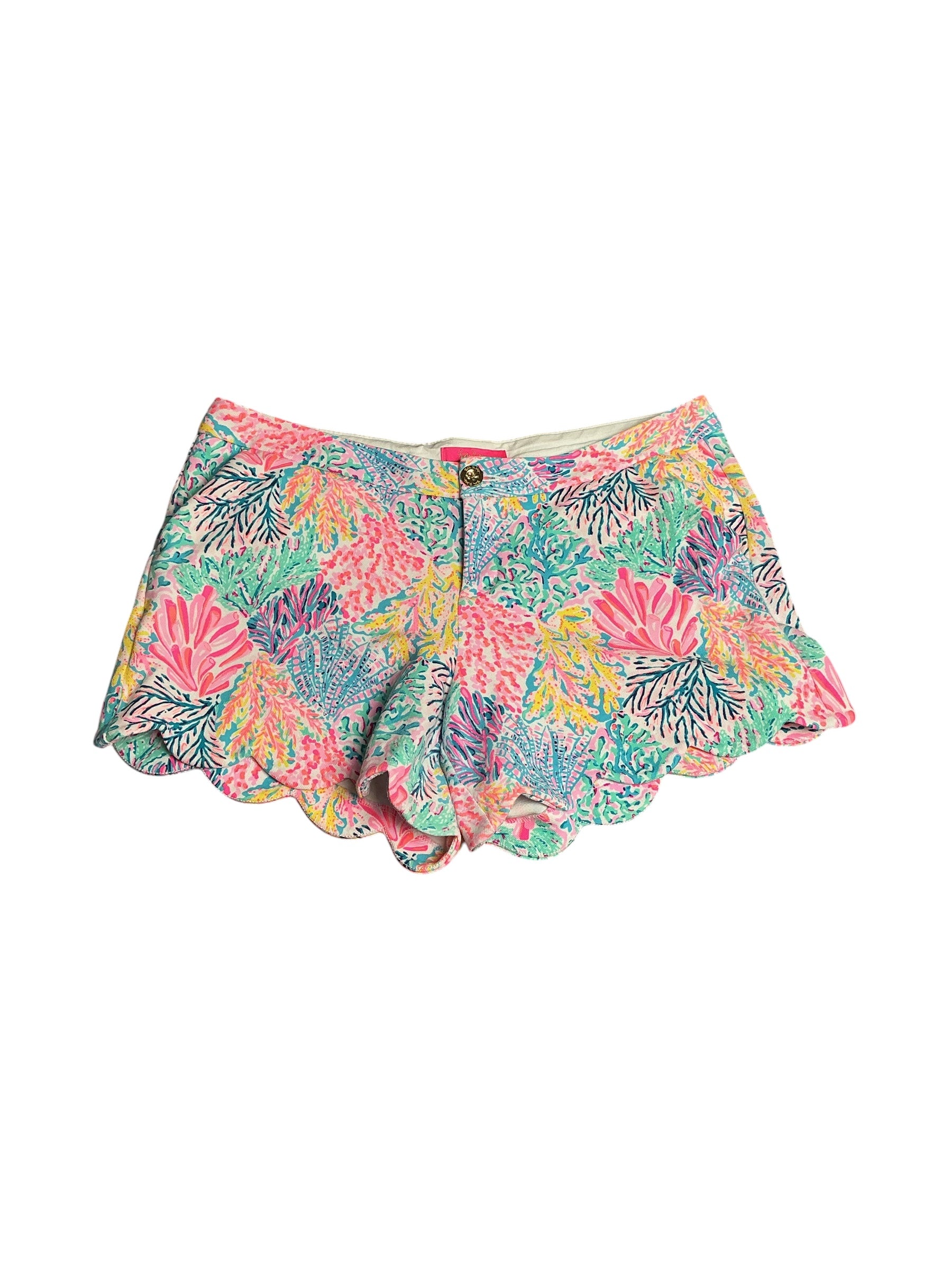 Lilly Pulitzer- Buttercup Knit Short Multi Splashdown Size 14