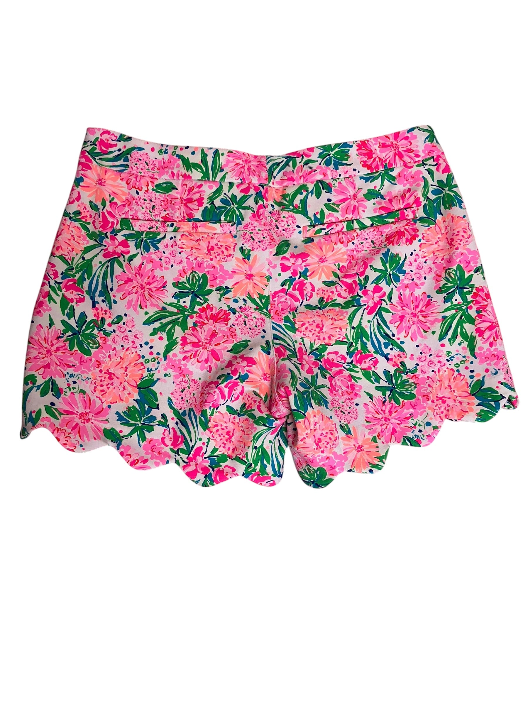 Lilly Pulitzer Buttercup Knit Shorts Leaf It Wild - Size 2