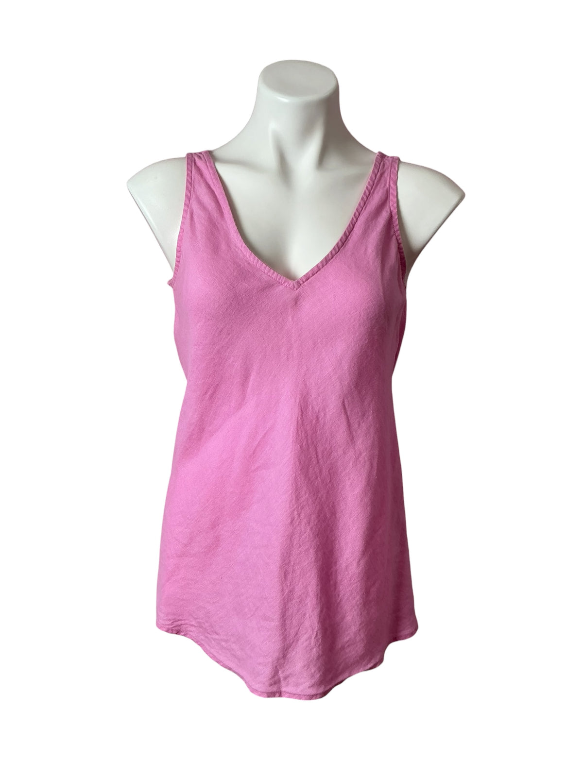 Lilly Pulitzer Florin Sleeveless Linen Top - Pink - Size XXS