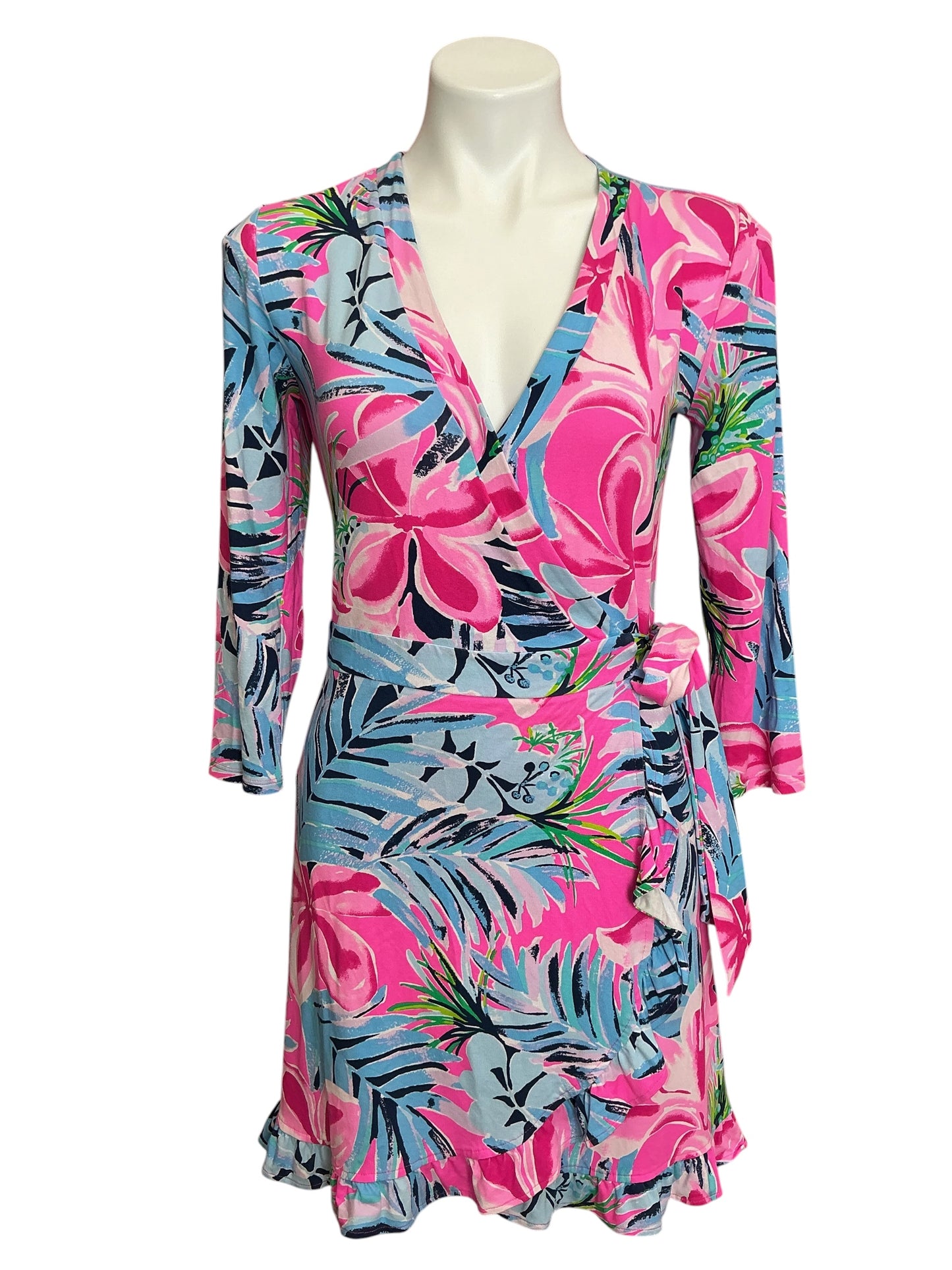 Lilly Pulitzer Jessalynne Romper Cockatoo Pink Pretty In Pink - Size S
