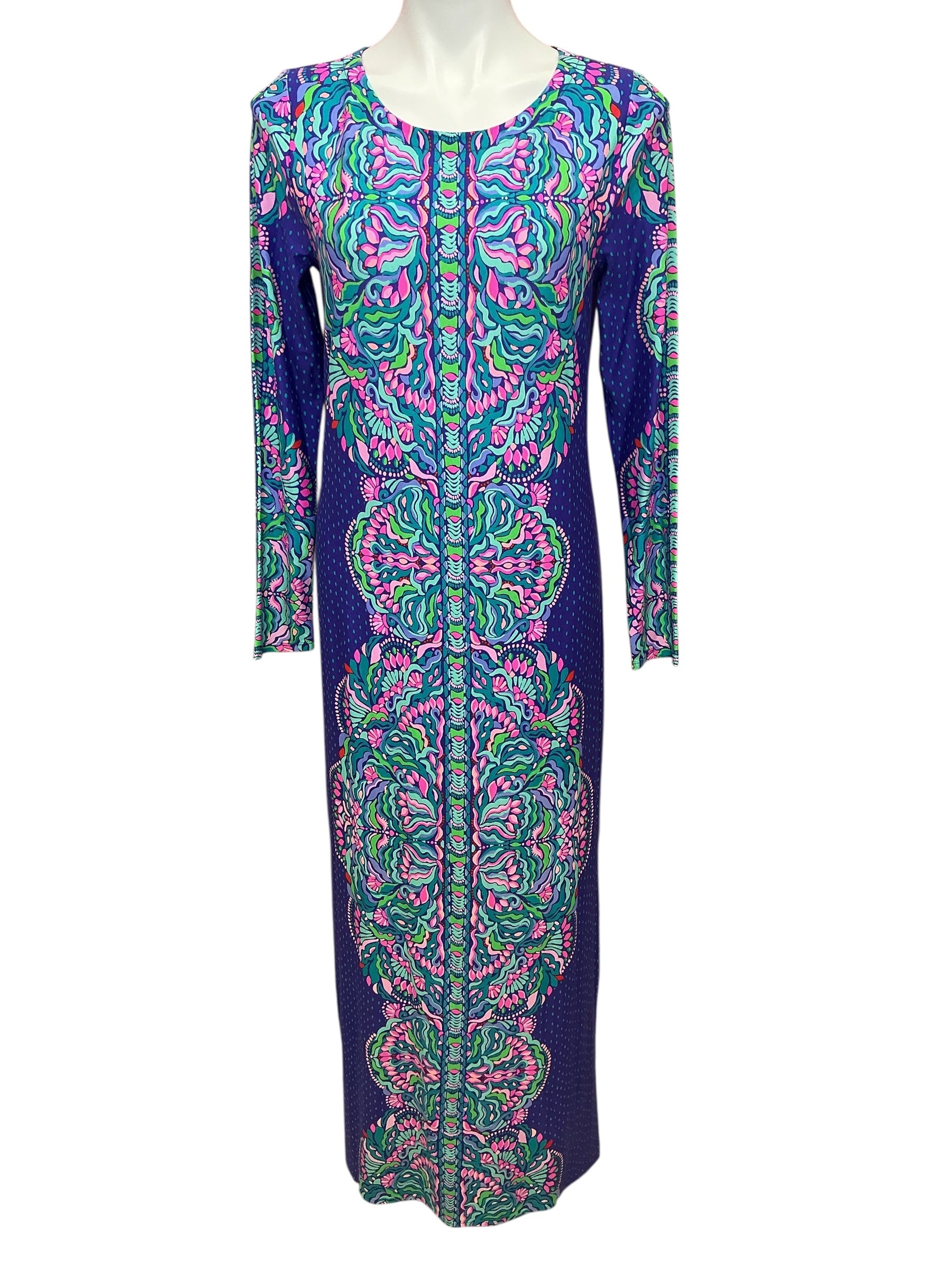 Lilly Pulitzer NWT Emmarie Maxi Dress Cabochon Purple Bonita Babe Engineered - Size M