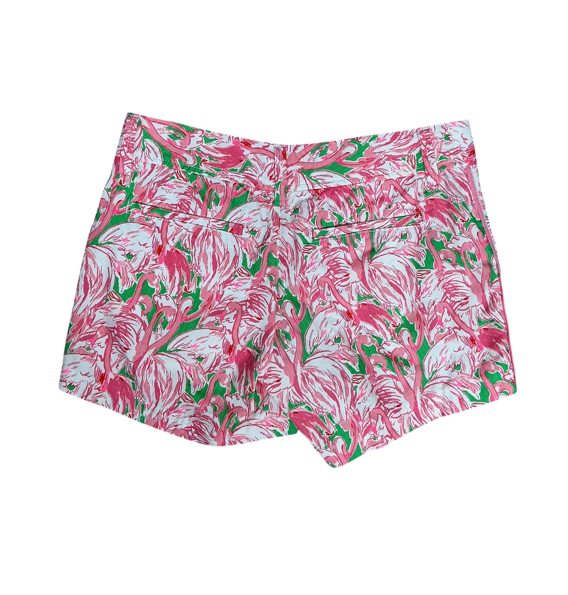 Lilly Pulitzer- Callahan Short Pink Prep Green Colony Size 0