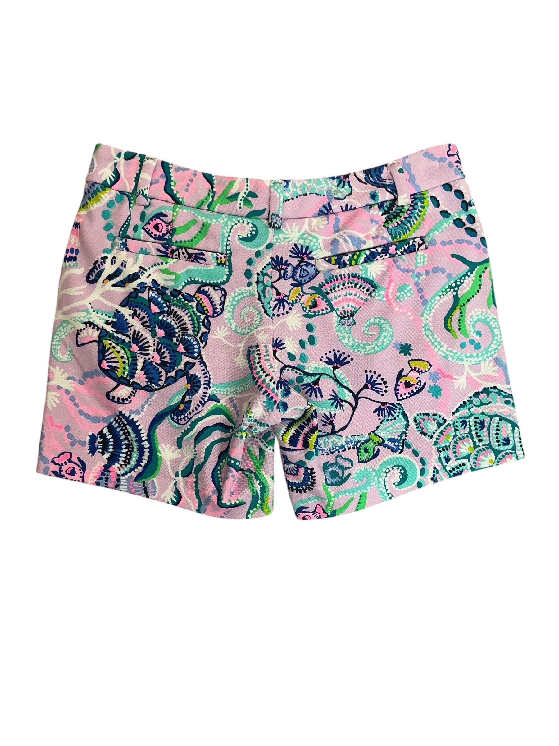 Lilly Pulitzer Callahan Stretch Shorts She She Shells - Size 0