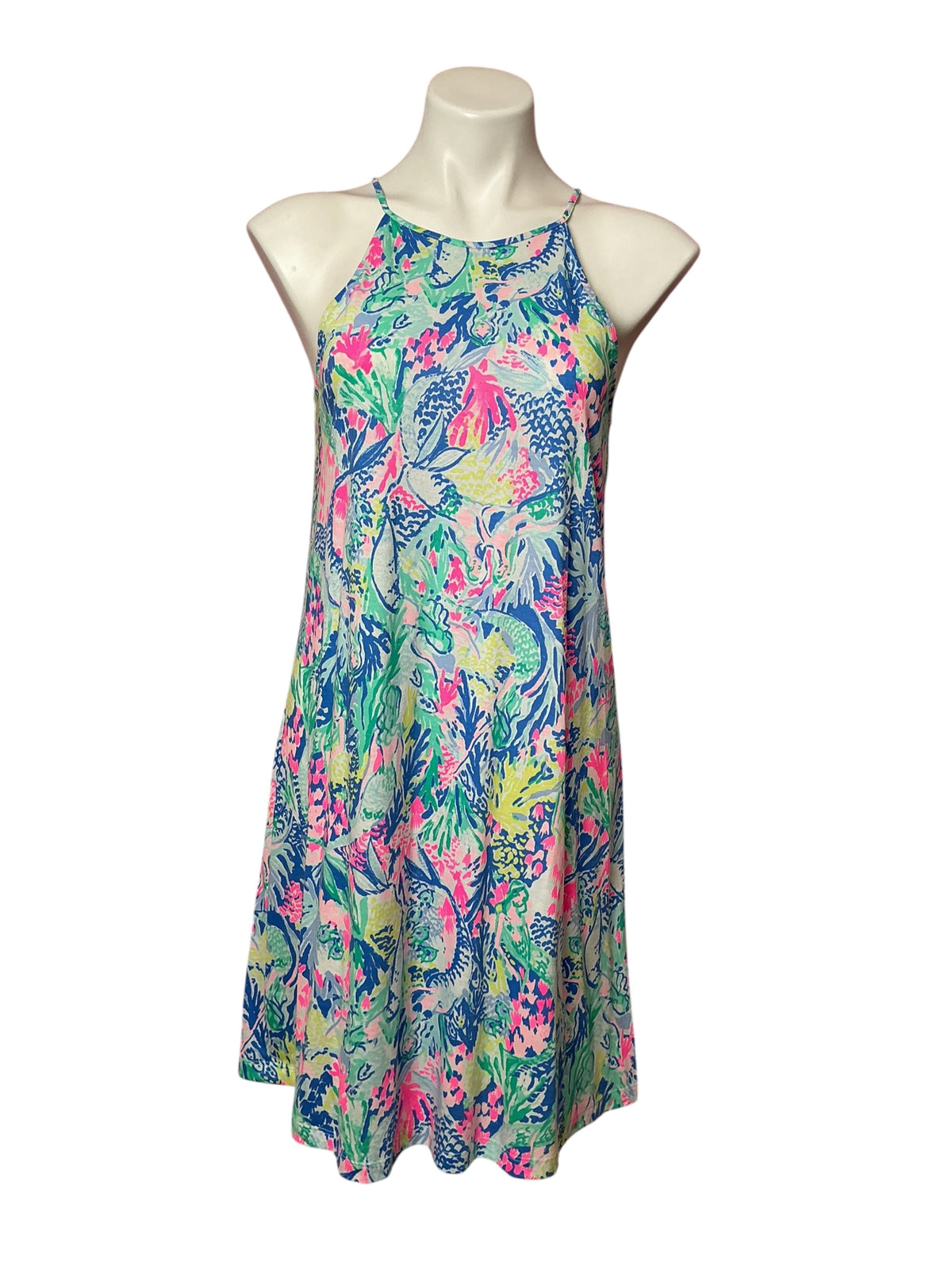Lilly Pulitzer NWT Margot Dress Multi Mermaids Cove - Size XS