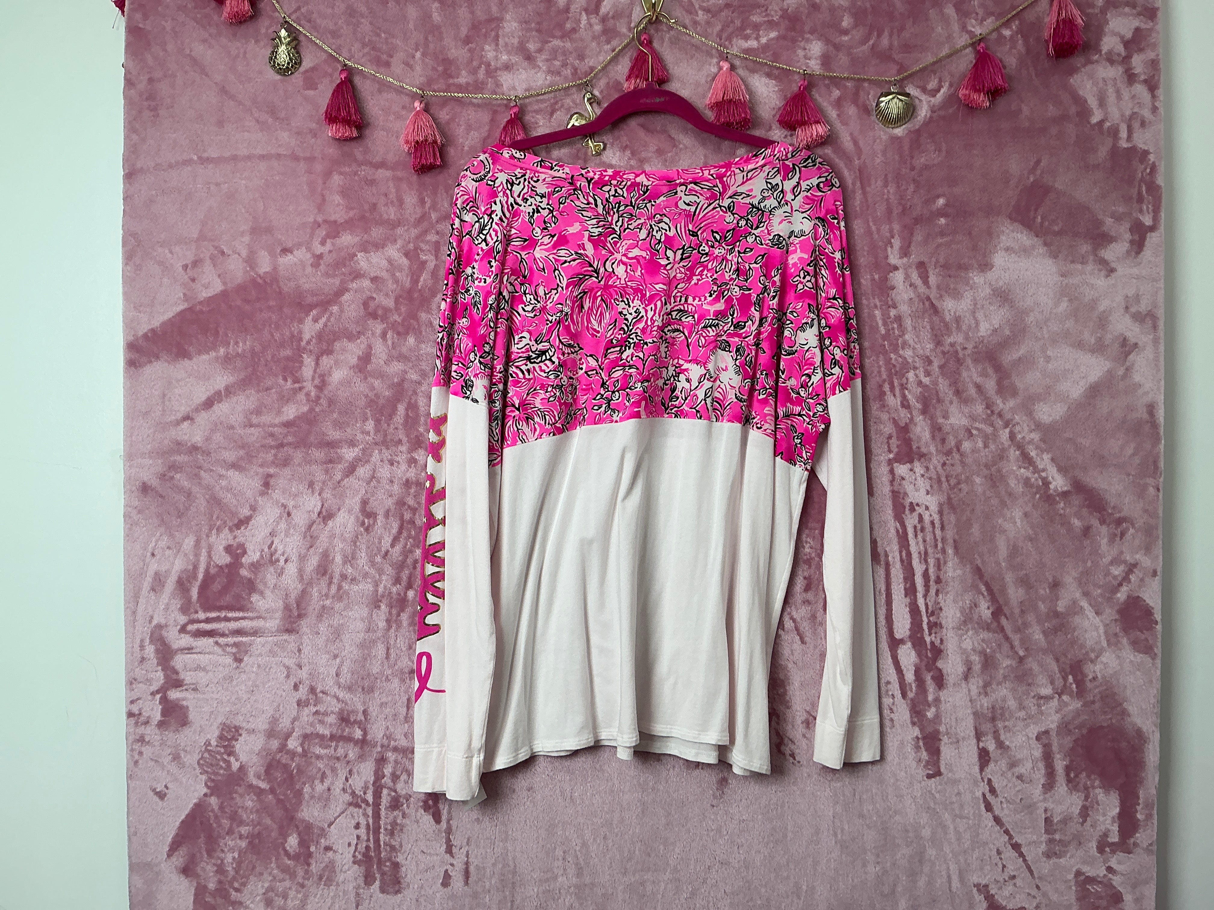 Lilly Pulitzer Long Sleeve Top - Size XL