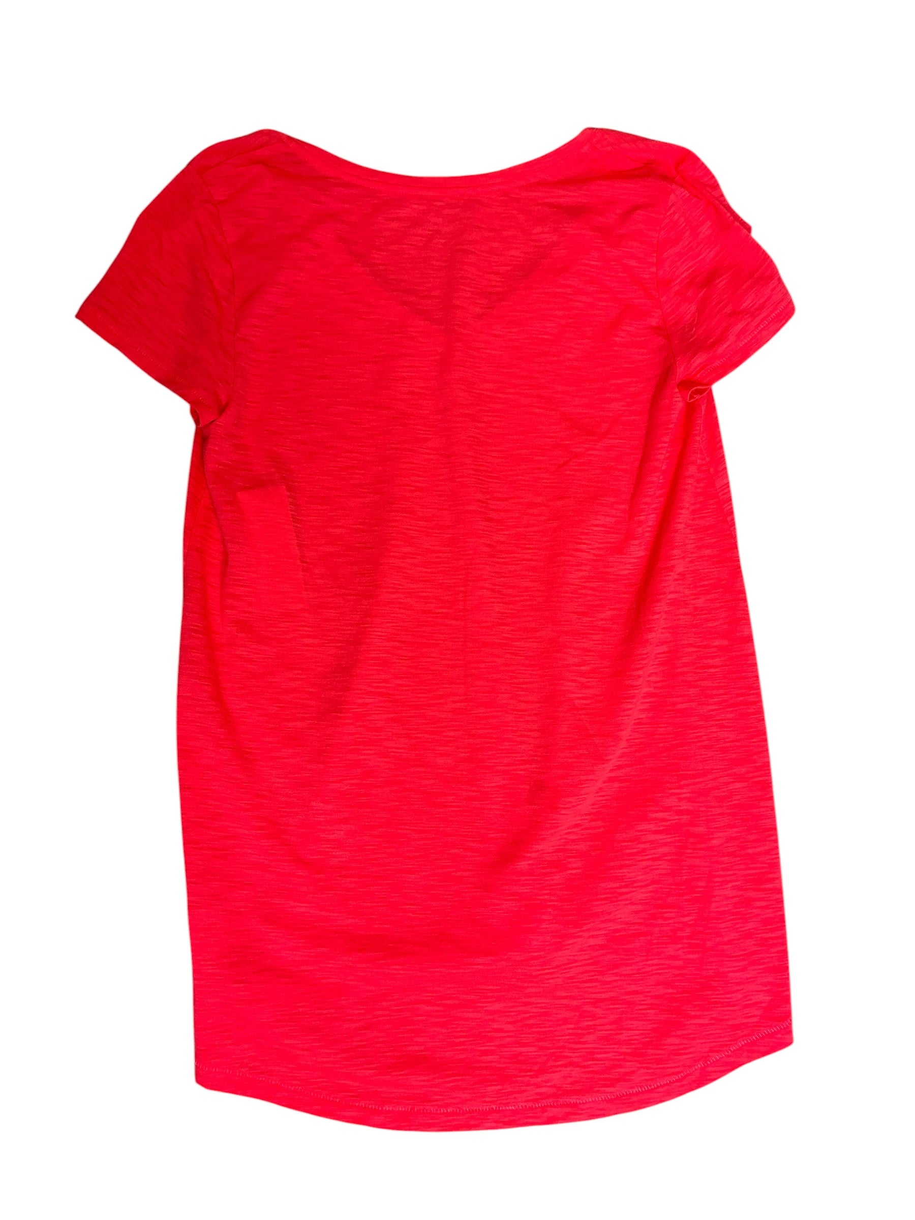 Lilly Pulitzer Etta V-Neck Top Spicy Coral - Size XS