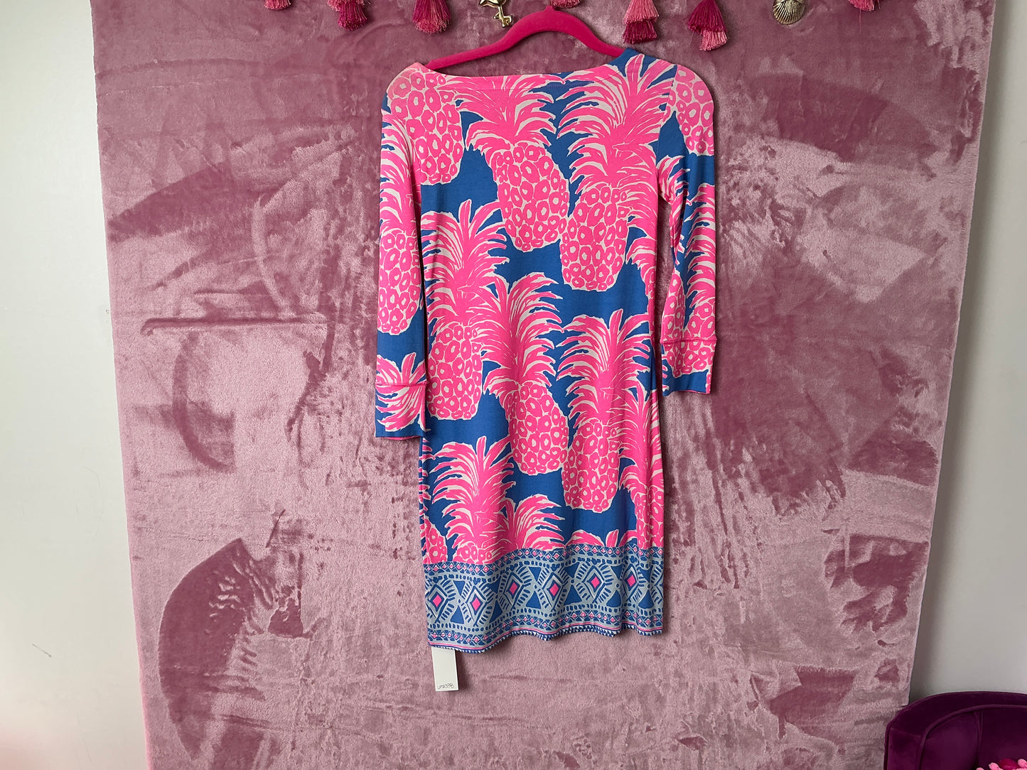 Lilly Pulitzer Sophie Dress - Blue Haven Pineapple - Size XXS