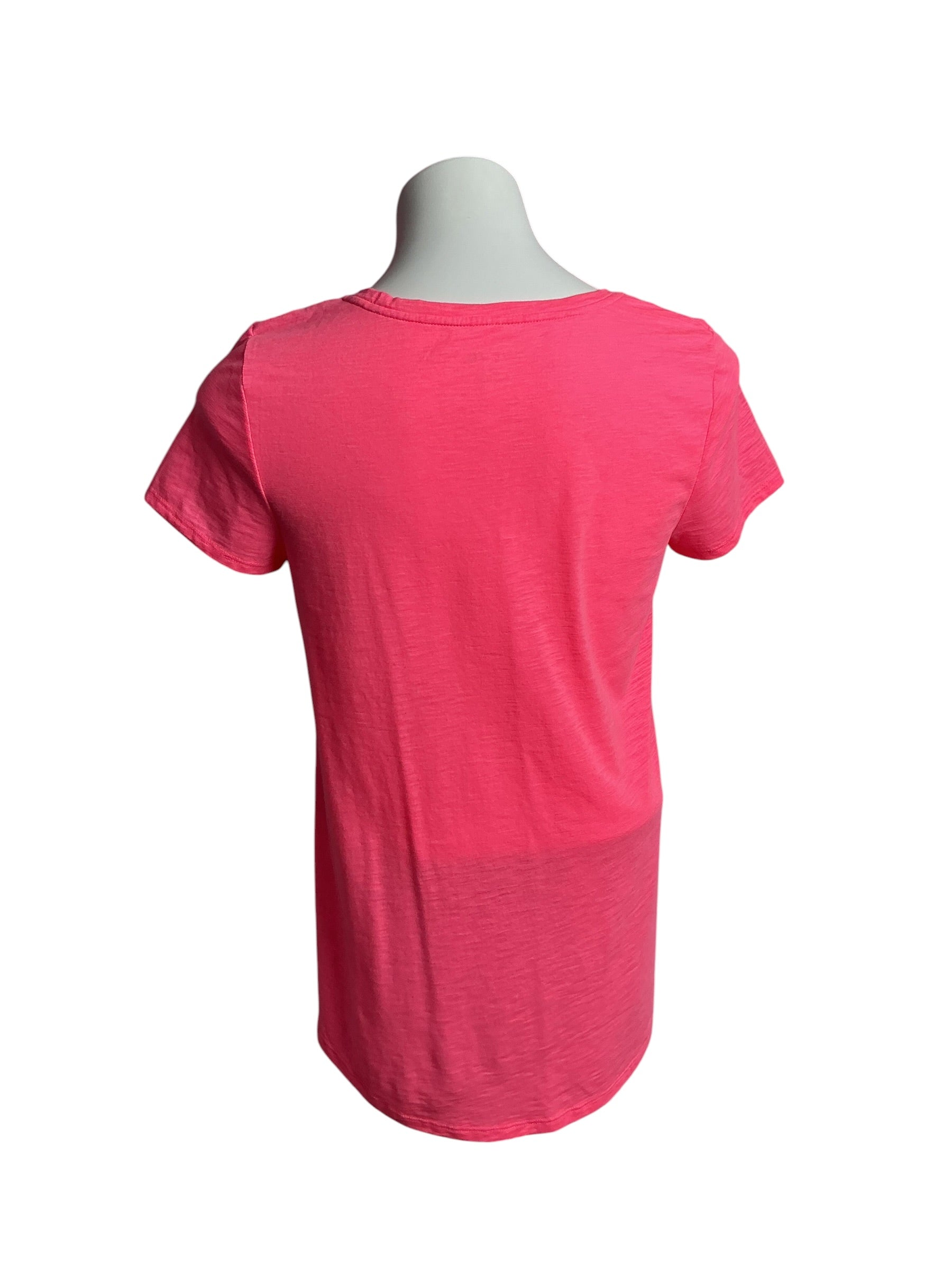 Lilly Pulitzer- Etta Scoop Neck Top Rousseau Pink Pink Size S