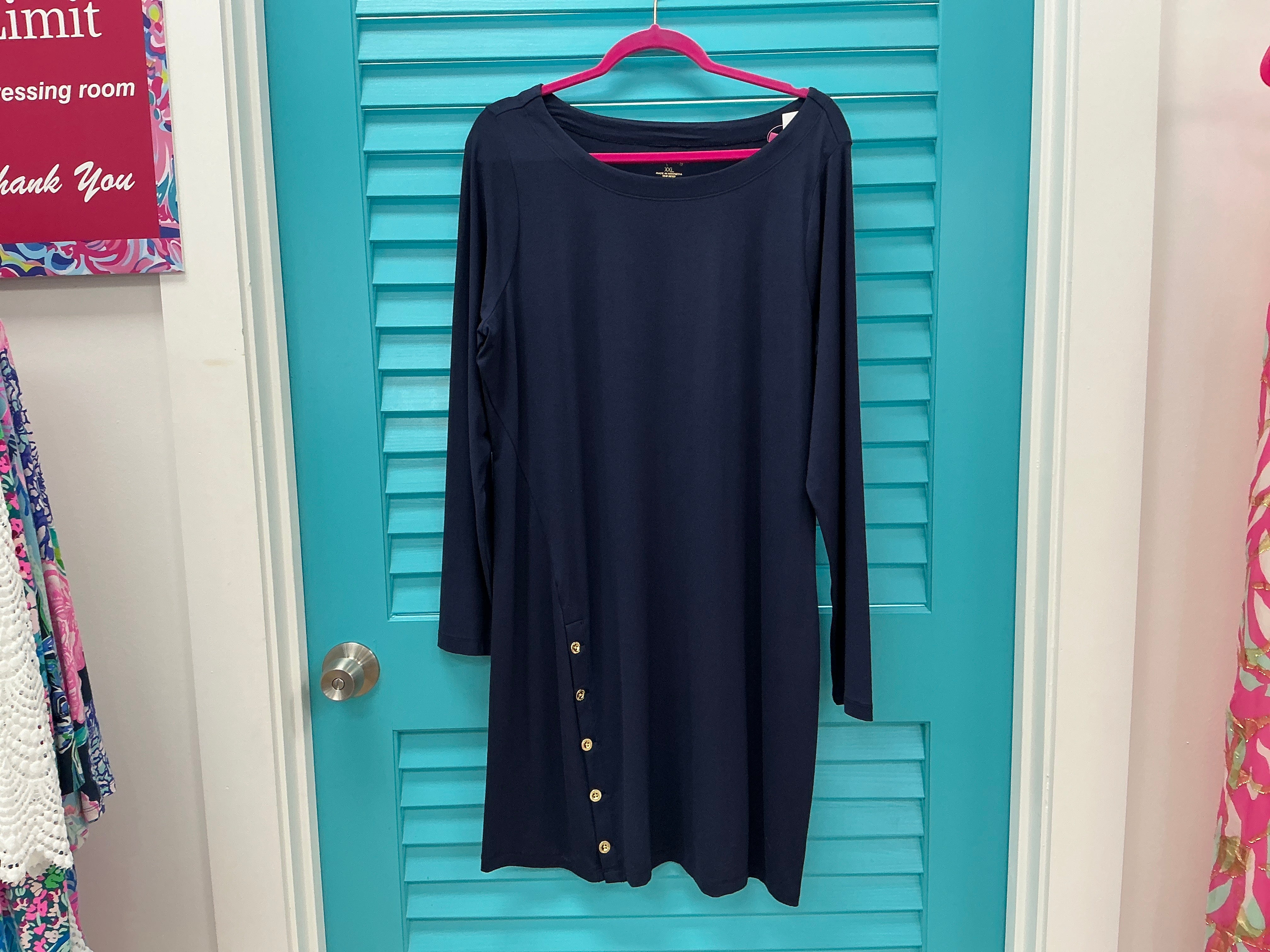 Lilly Pulitzer NWT Maddox UPF 50 + Dress True Navy