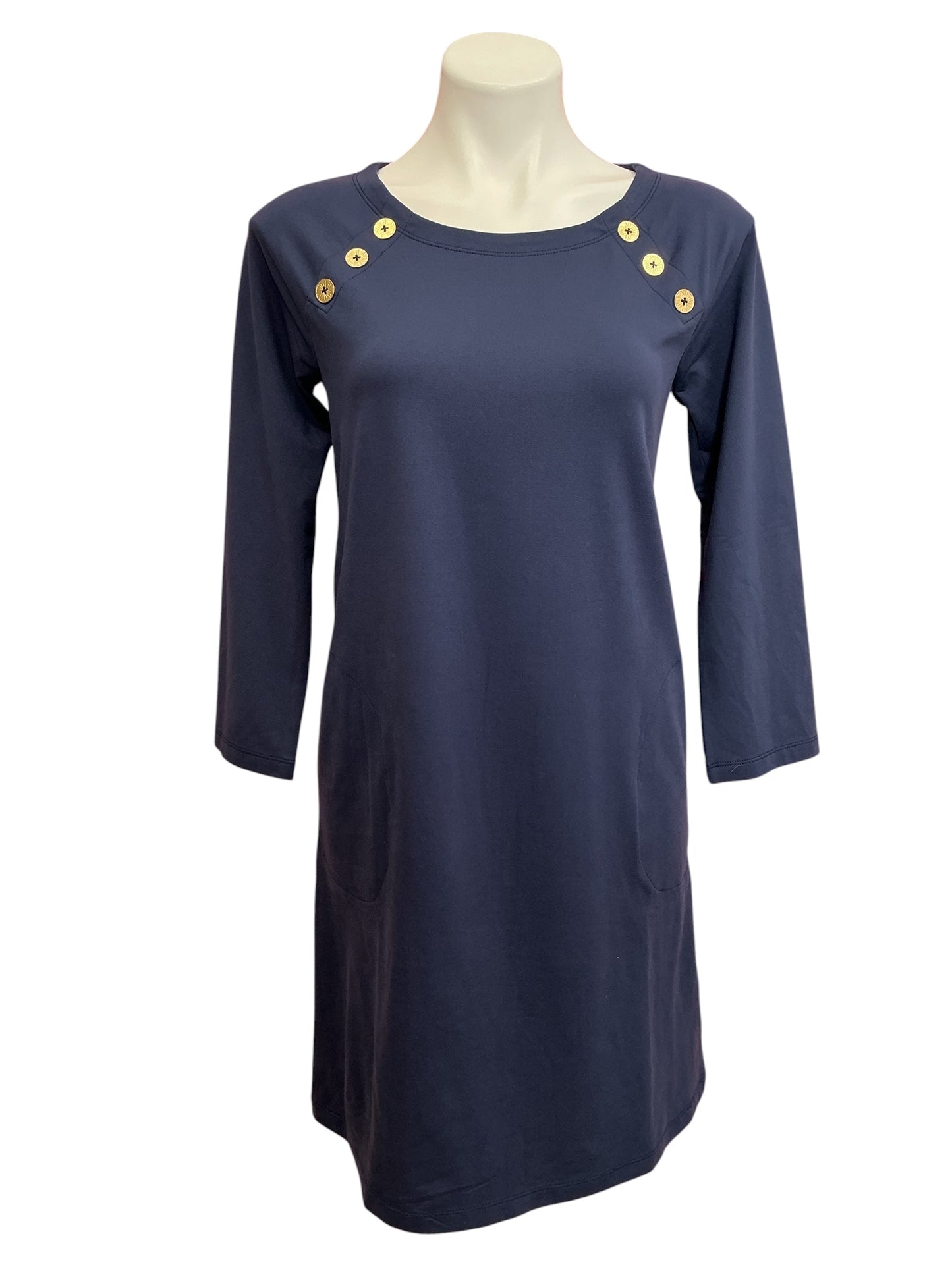 Lilly Pulitzer NWT Kaelin UPF 50+ Dress True Navy - Size S
